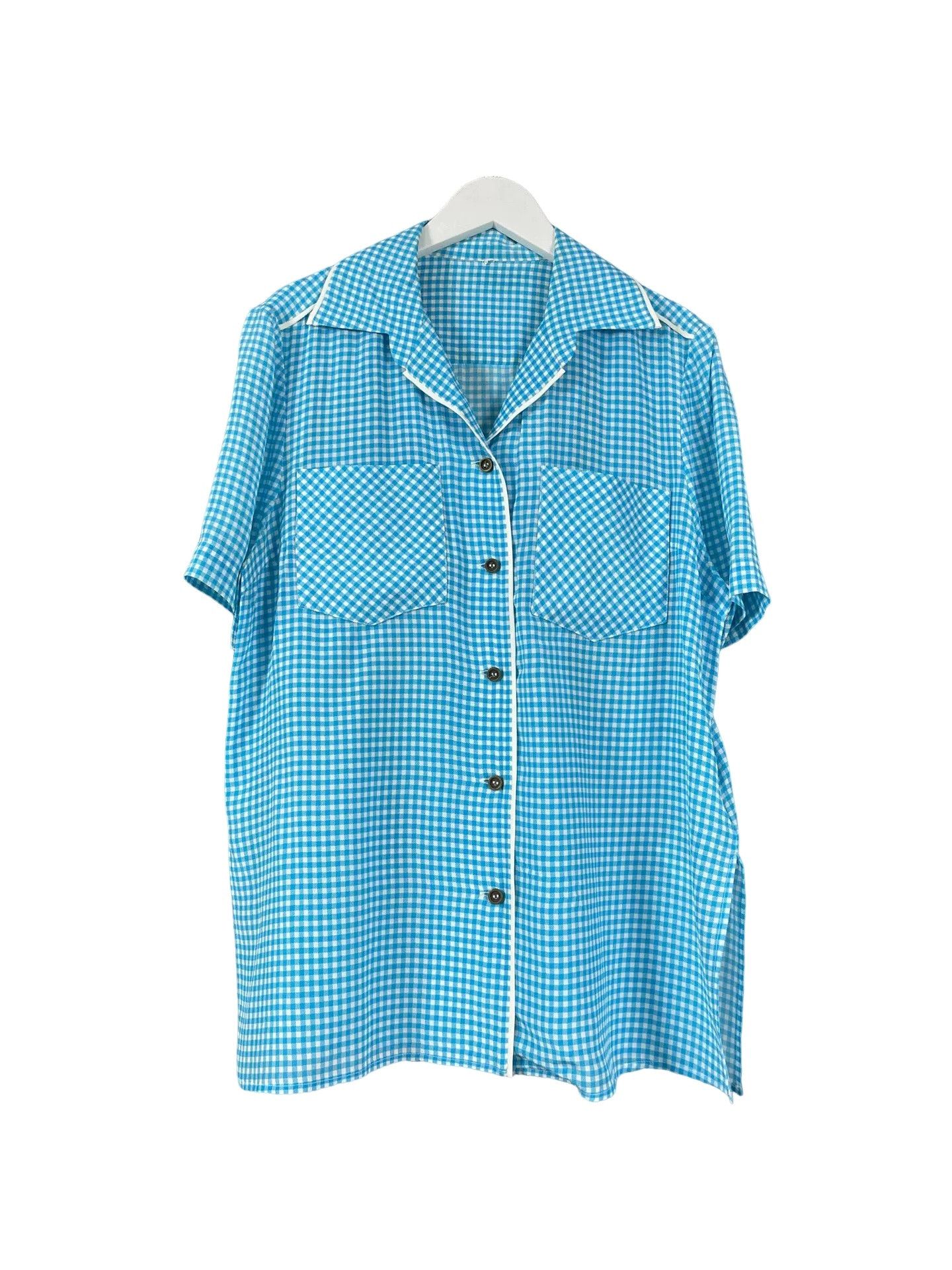 Fendi Fendi Gingham Silk Button Up Shirt IT 38 Size XS / US 0-2 / IT 36-38 - 1 Thumbnail