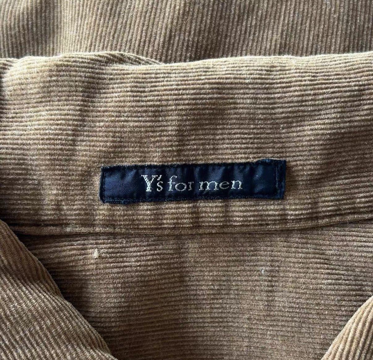 Yohji Yamamoto Yohji Yamamoto 90s Contrast Stitch Corduroy Shirt K4 Size US L / EU 52-54 / 3 - 4 Thumbnail
