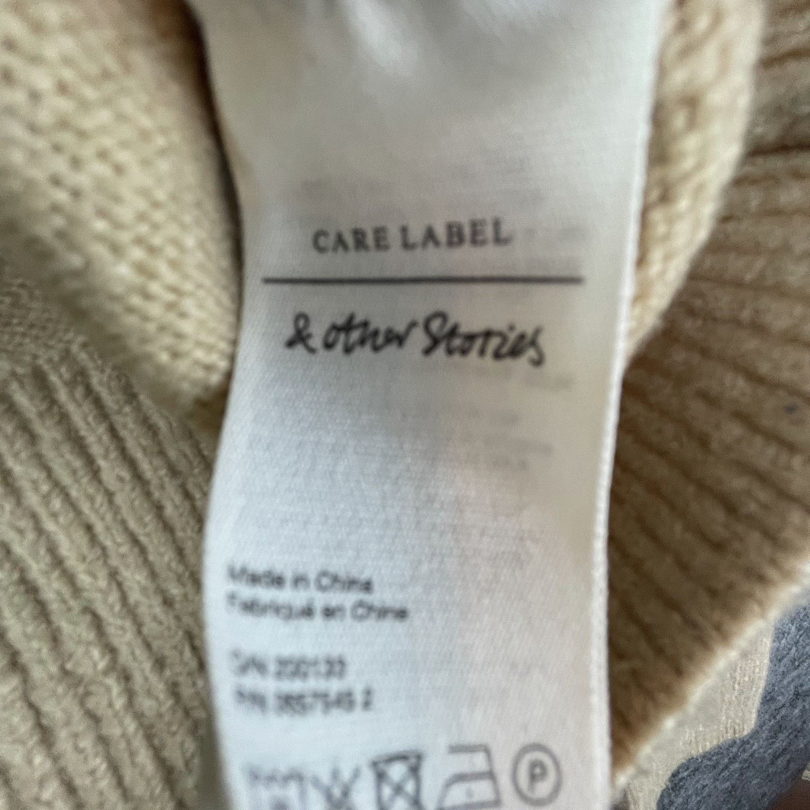 & Other Stories & Other Stories Sweater Women Small Beige Wool Blend Neutral Size S / US 4 / IT 40 - 8 Thumbnail