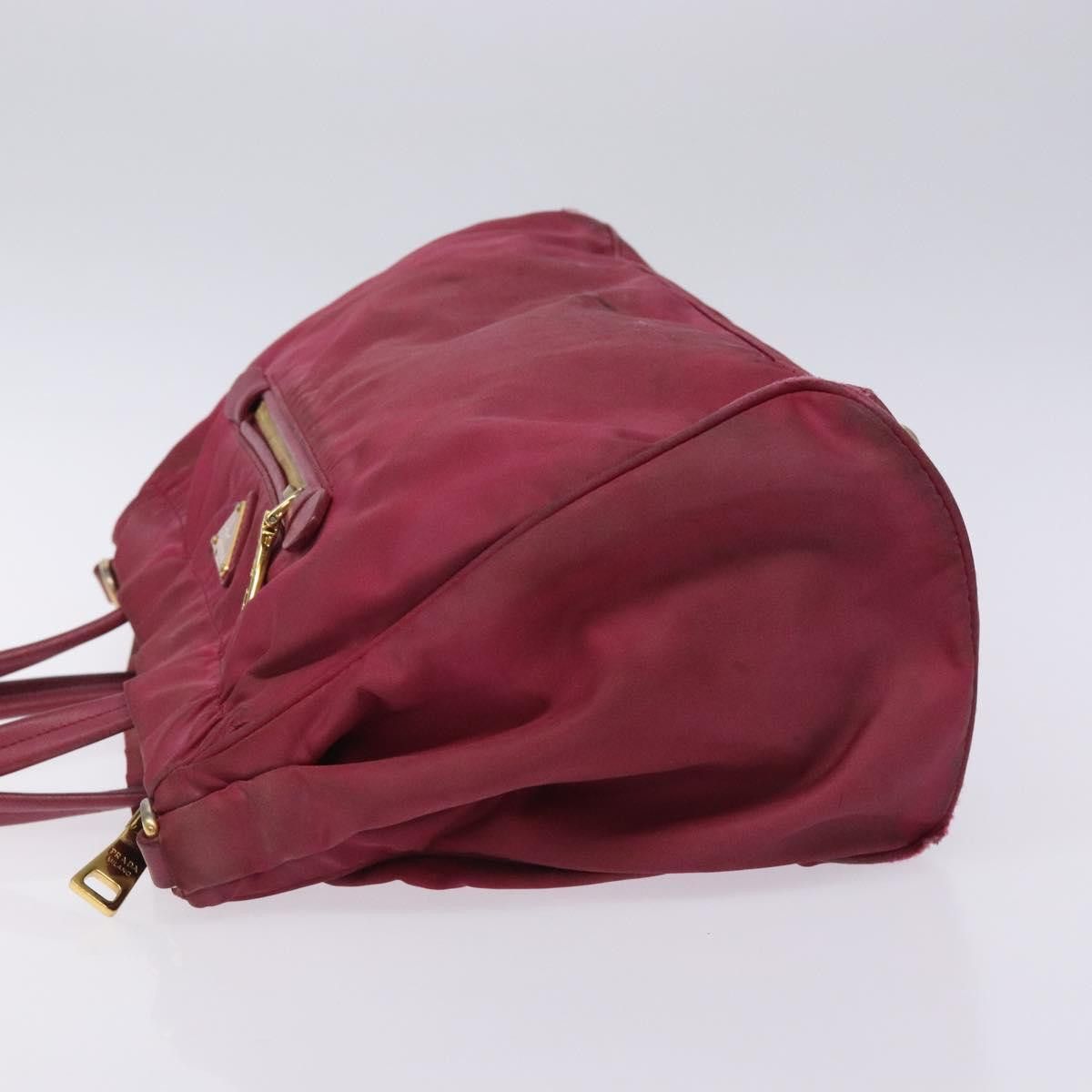 Prada PRADA Hand Bag Nylon Pink Gold Size ONE SIZE - 5 Thumbnail