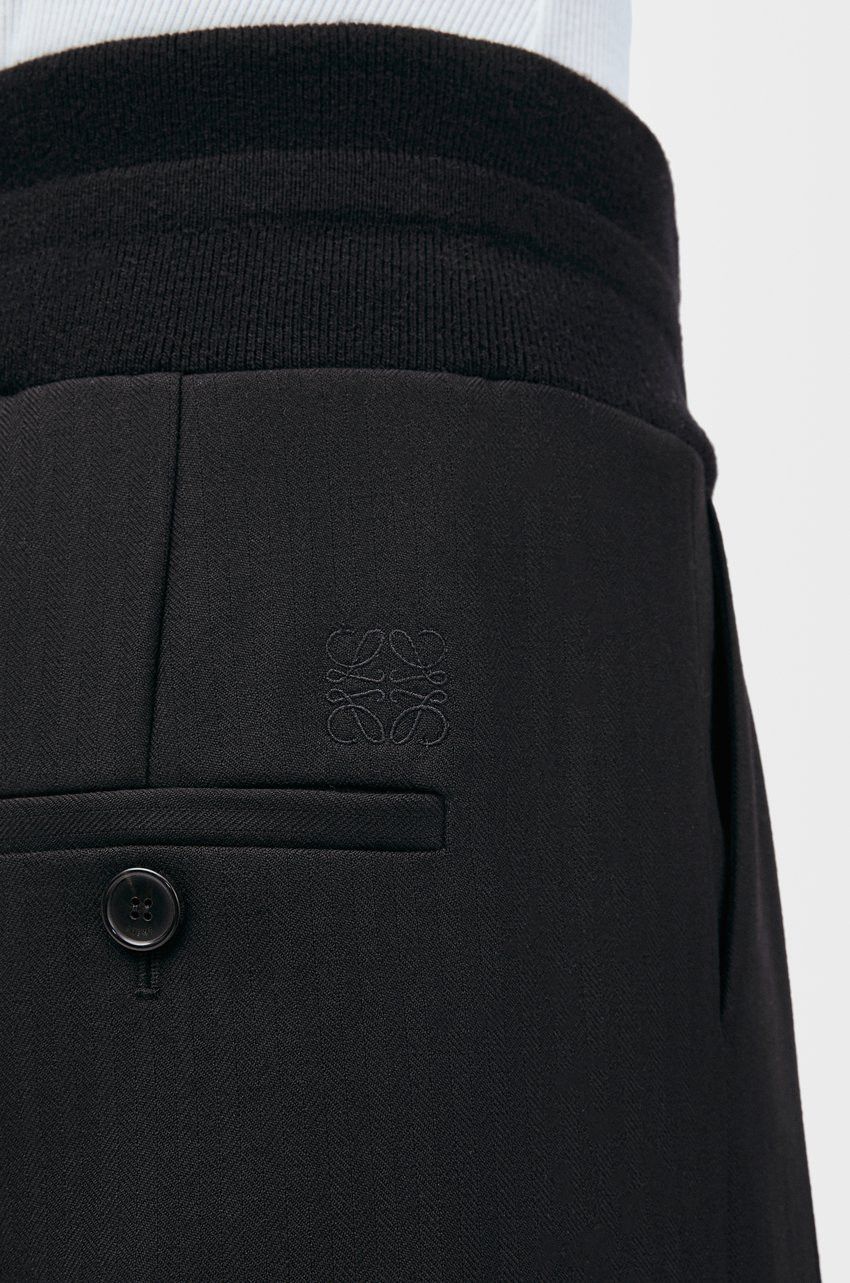 Loewe o1loc1c0525 Trousers In Wool in Black Size 26" / US 2 / IT 38 - 5 Thumbnail