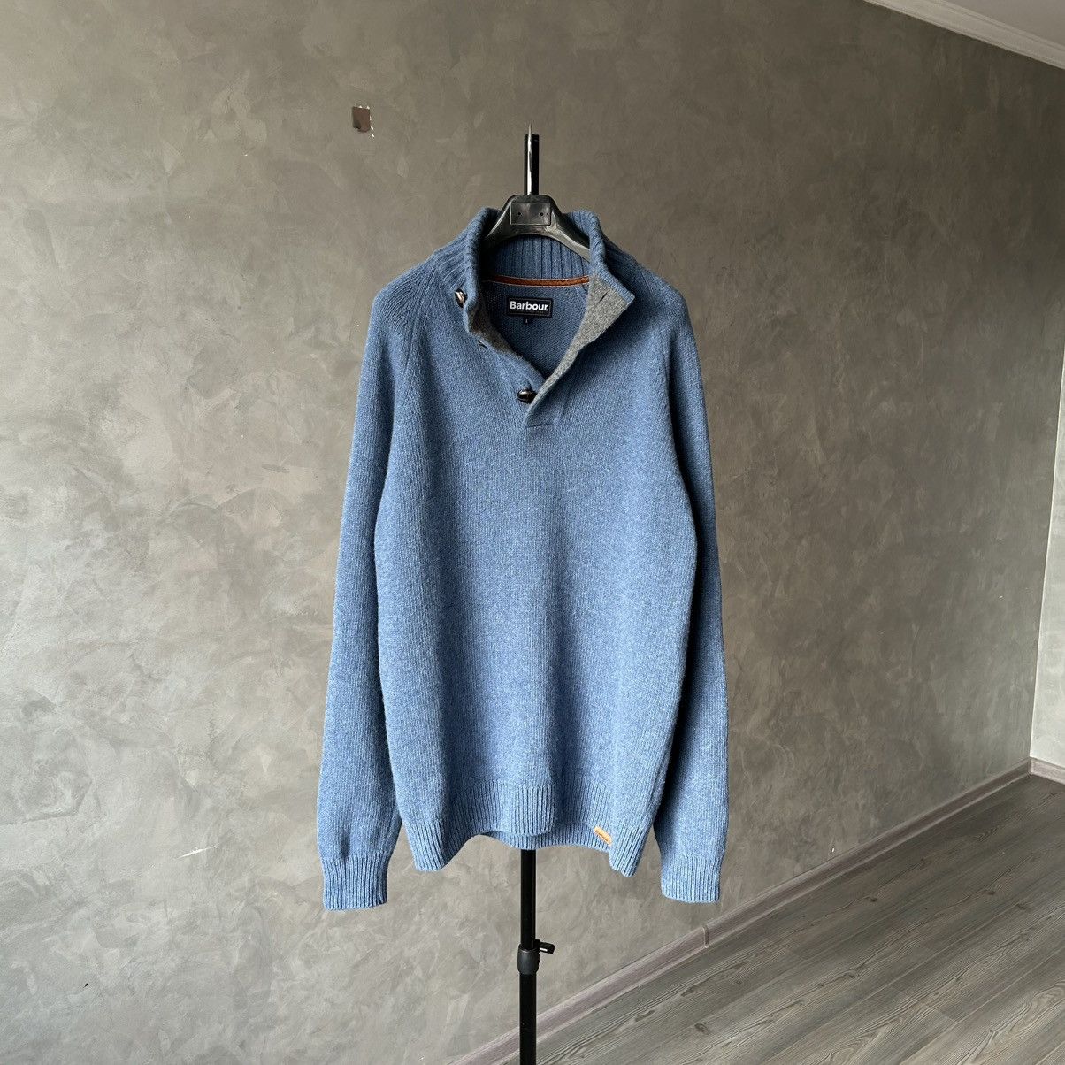 Barbour Barbour Essential Chunky Half Button Sweater Size US L / EU 52-54 / 3 - 2 Thumbnail
