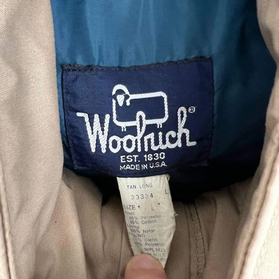 Other Vintage Woolrich Parka Jacket Men Tan Long FullZip Pockets L Size US L / EU 52-54 / 3 - 4 Thumbnail