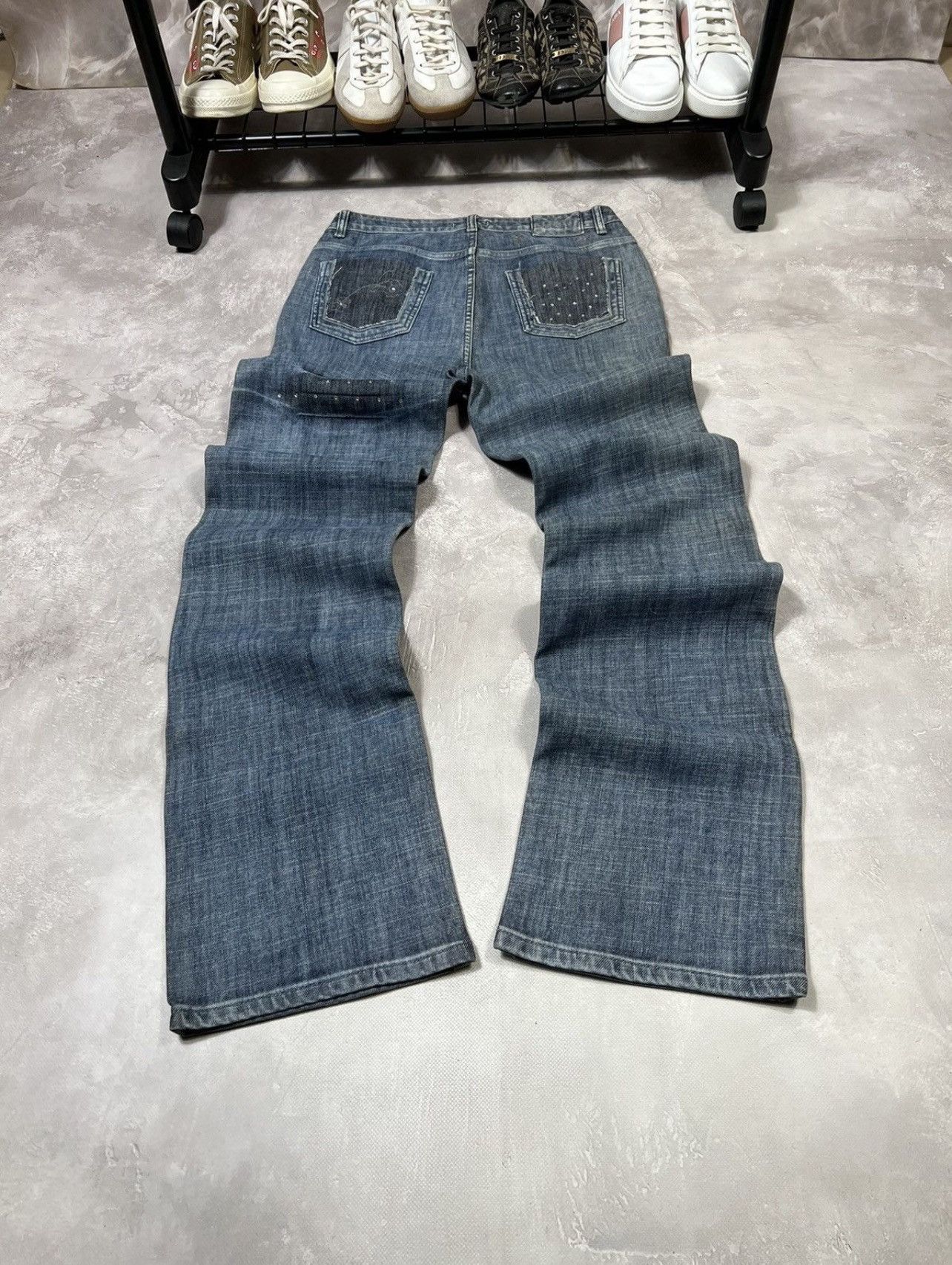 Dolce & Gabbana × Vintage Vintage Dolce Gabbana Distressed Jeans Size 33" - 1 Thumbnail