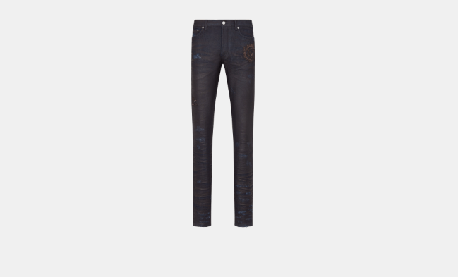 image of Dior O1Bcso1Str0324 Denim In Blue, Men's (Size 30)