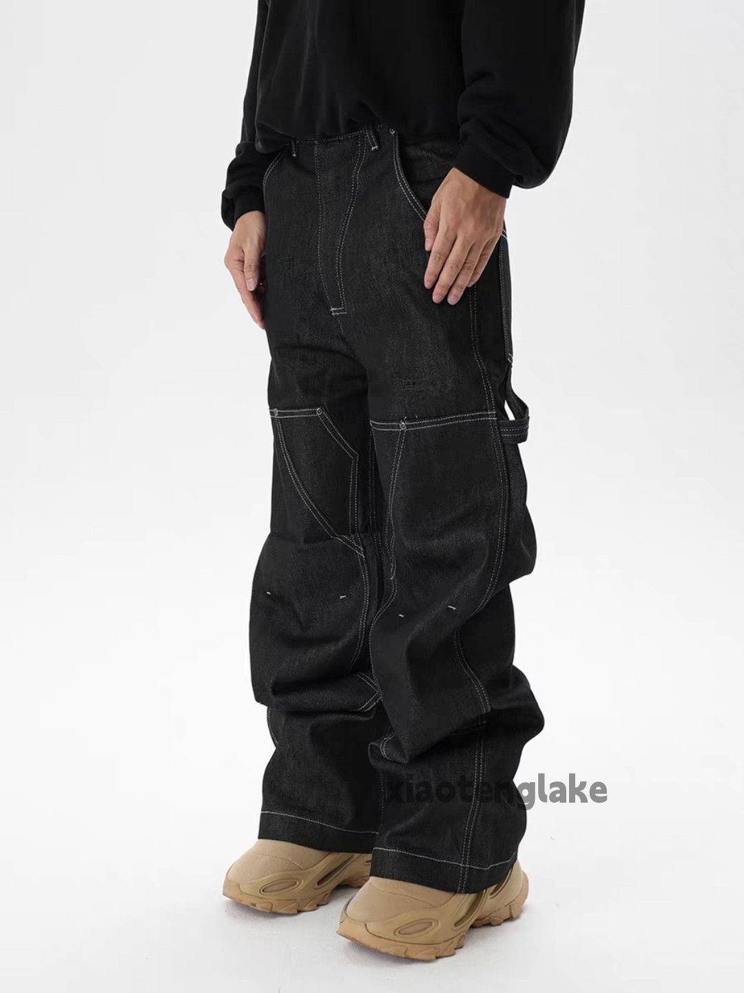 Jean ltx vintage loose baggy skate hiphop carpenter jeans Size US 34 / EU 50 - 6 Thumbnail