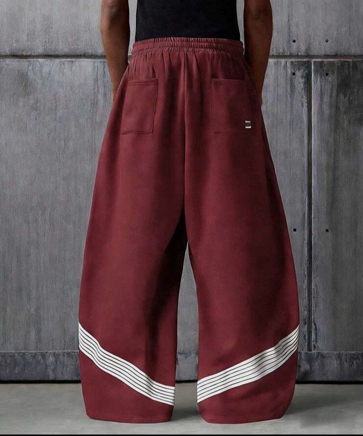 Japanese Brand Fukiishi x oue Striped Baggy Pants Size US 30 / EU 46 - 3 Thumbnail