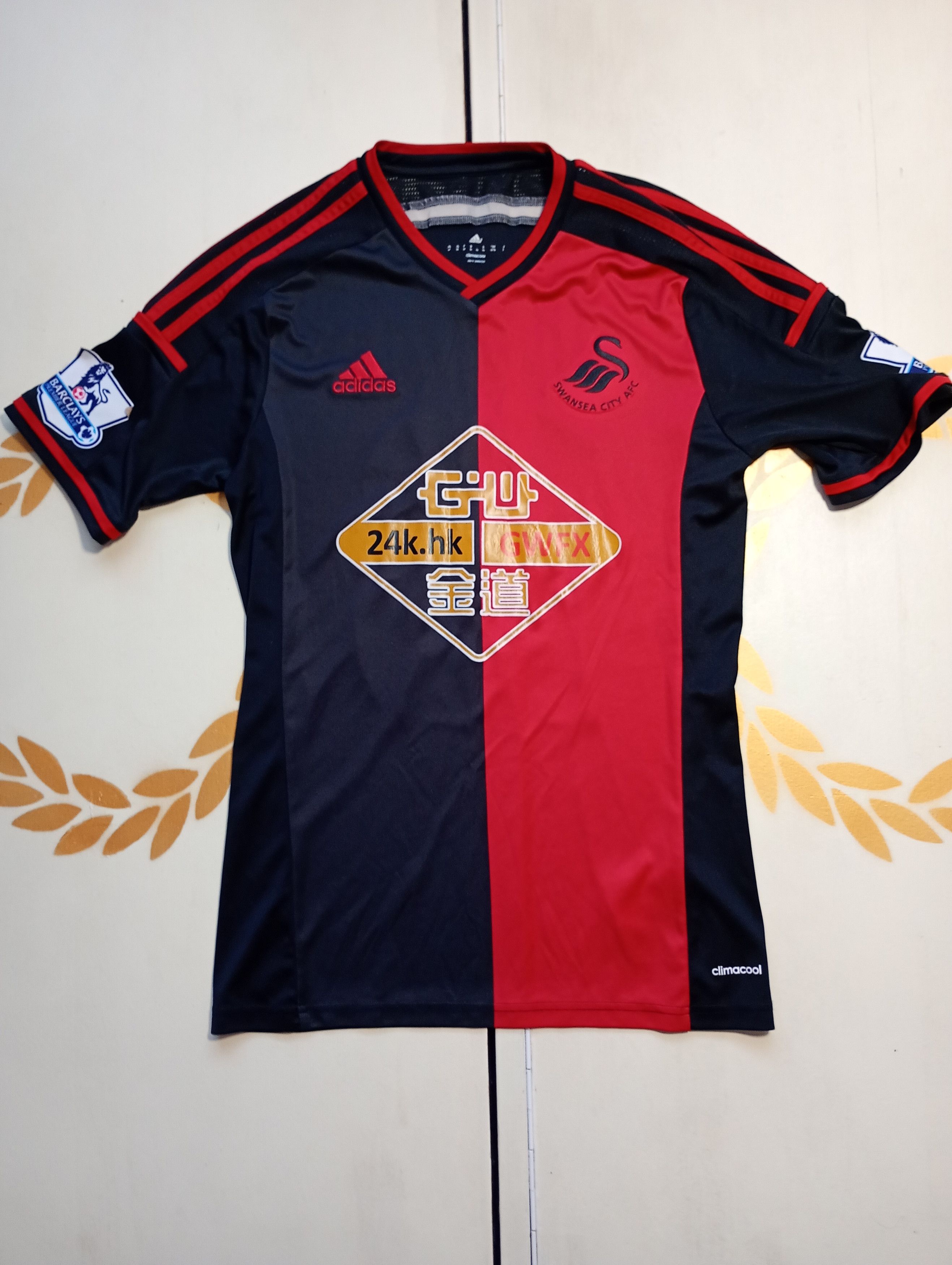 Adidas Adidas Swansea City AFC Away Jersey 2014-2015 Size US M / EU 48-50 / 2 - 1 Thumbnail