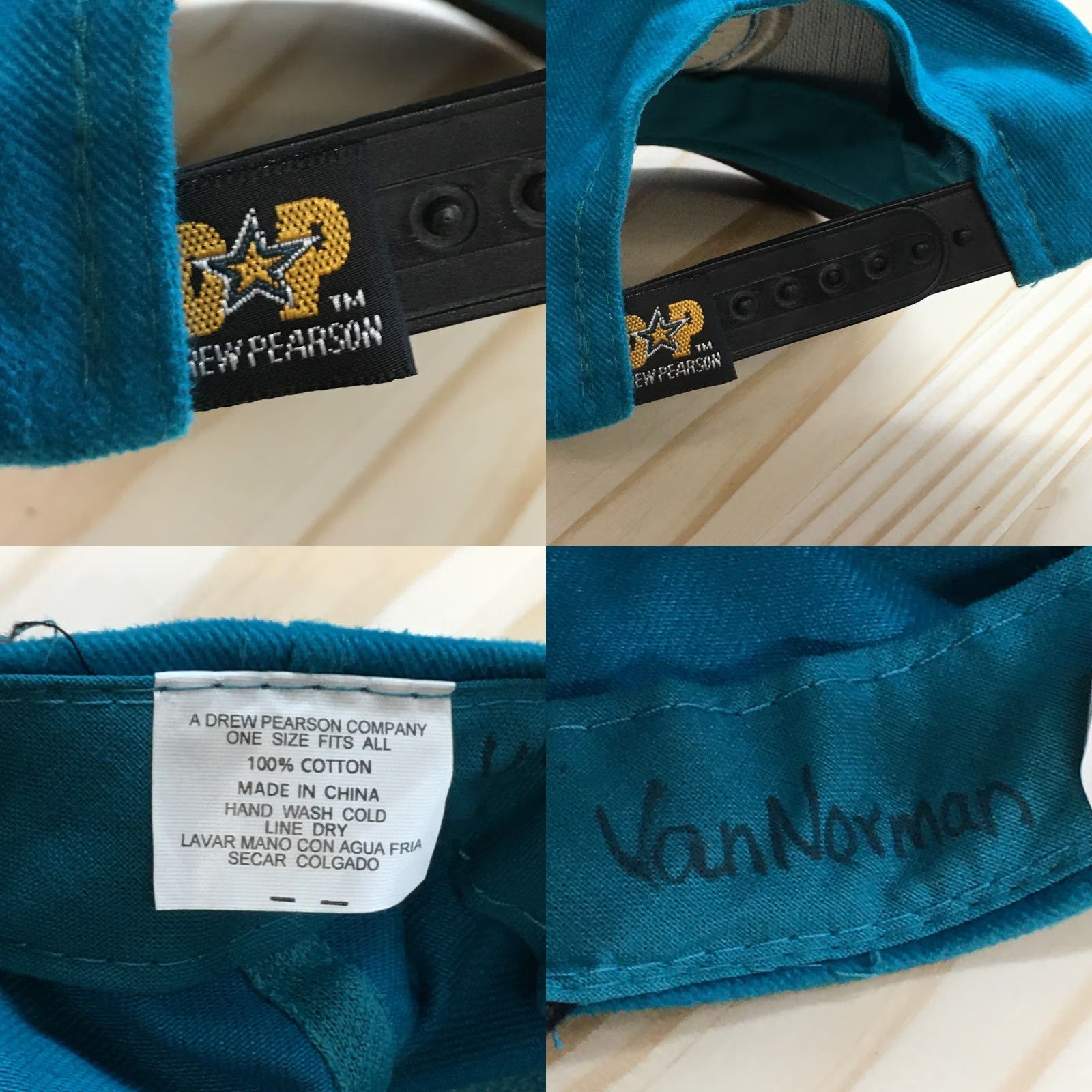 Vintage San Jose Sharks Hockey Baseball Cap Mens Blue OS Adjustable Embroidered Logo Size ONE SIZE - 8 Thumbnail