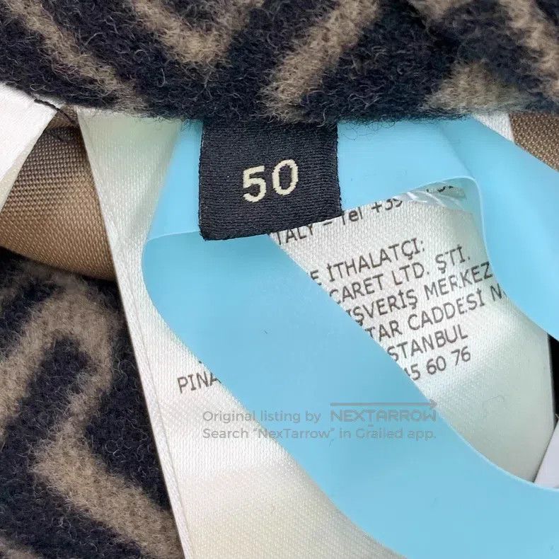 Fendi Fendi Color-block double F classic monogram printed wool h Size US M / EU 48-50 / 2 - 6 Thumbnail