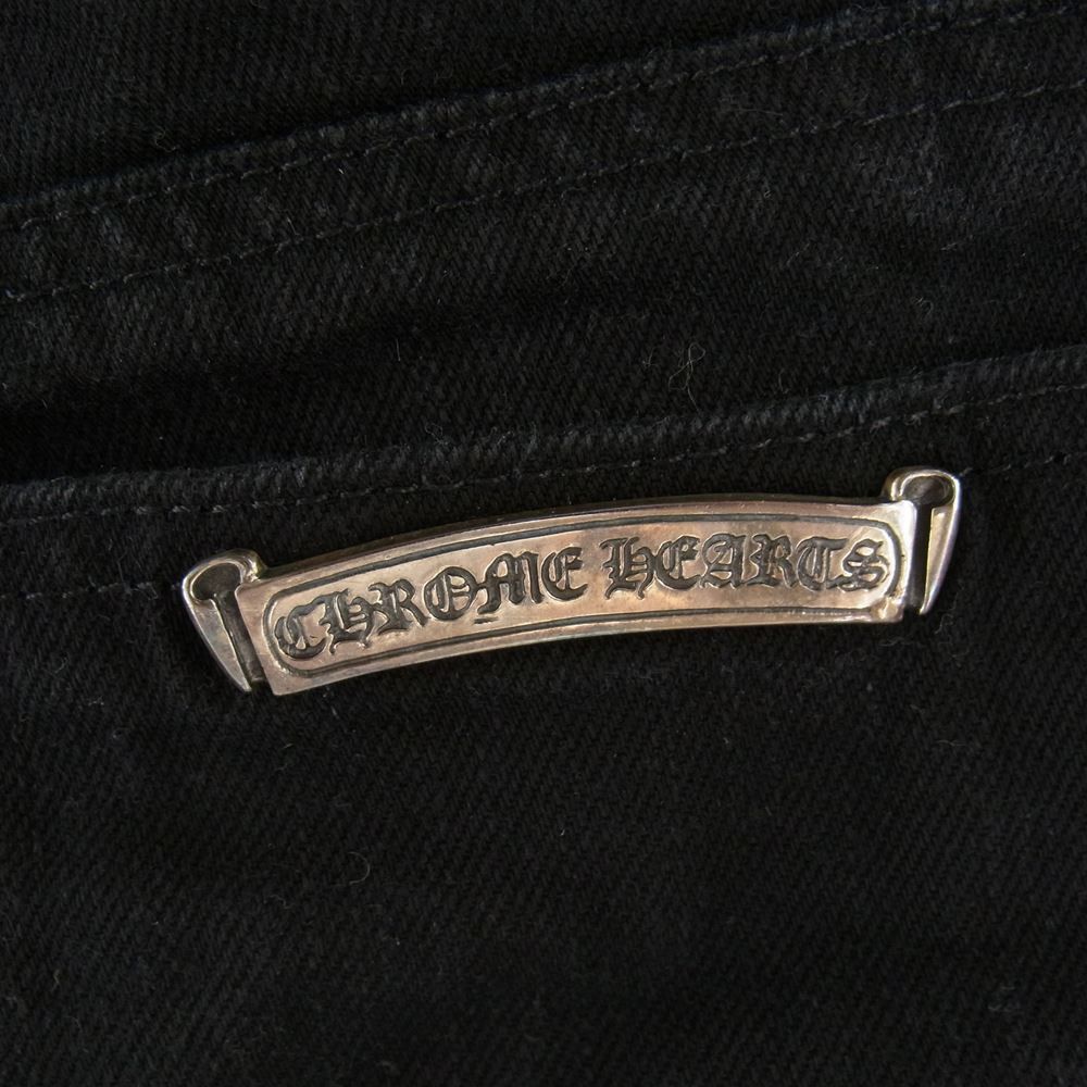 Chrome Hearts Chrome Hearts Double Flare Knee Denim Pants Size US 33 - 3 Thumbnail