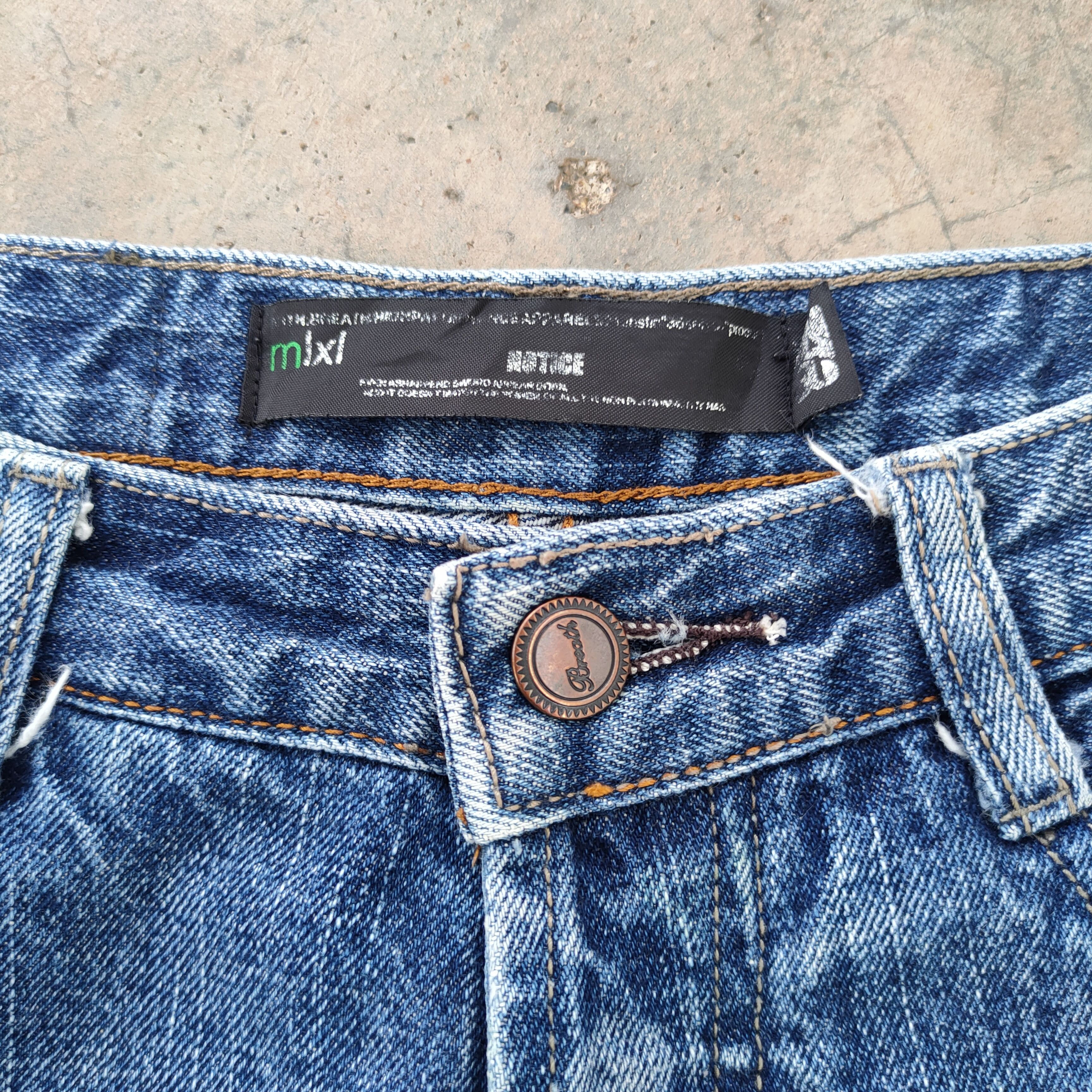 Japanese Brand × Jean × Vintage W30 VINTAGE BREATHMINT PATCH JEANS DENIM PANTS Size US 30 / EU 46 - 5 Thumbnail