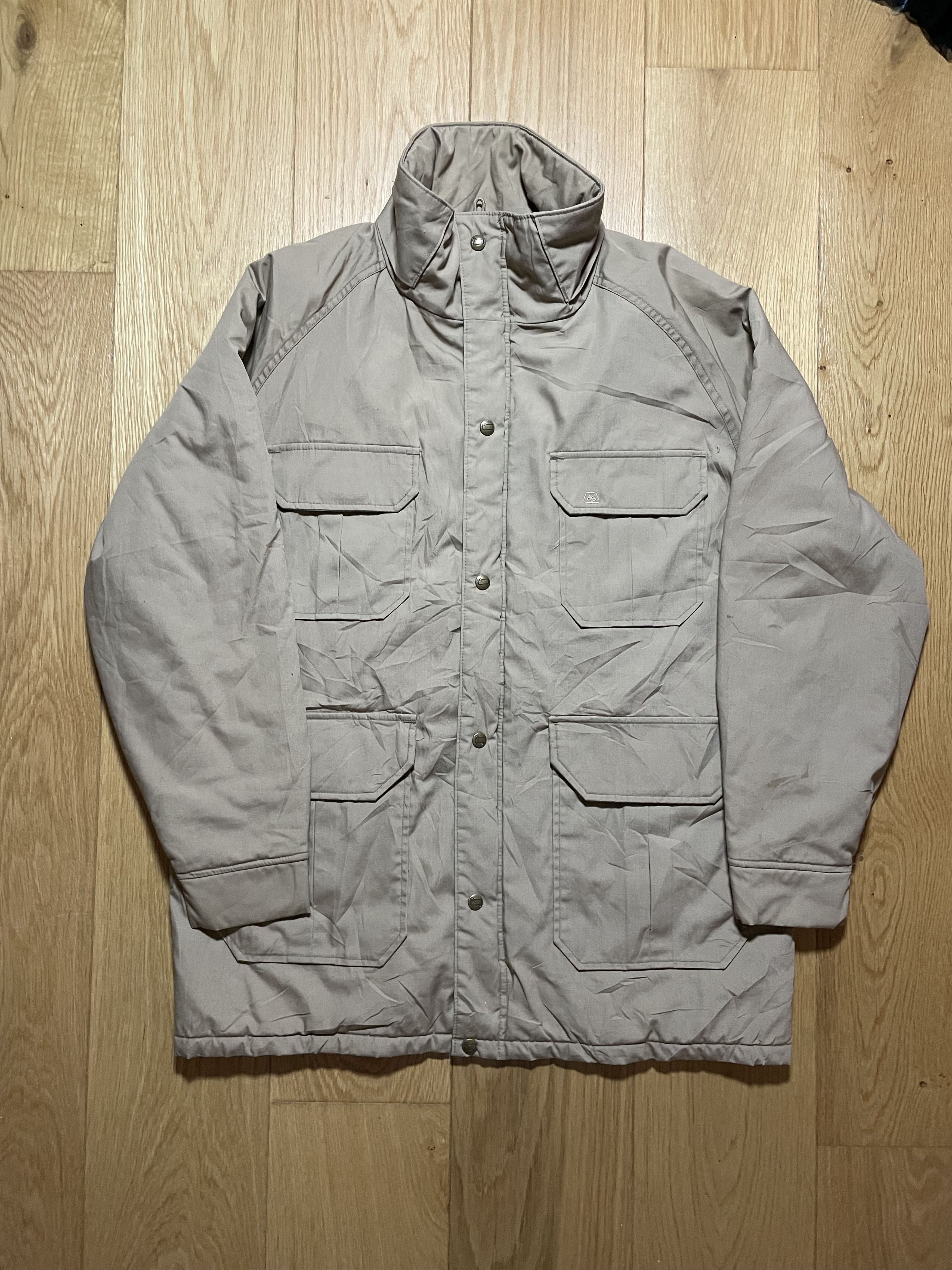 Woolrich Woolen Mills Vintage Woolrich Beige Multi Pocket Utility Field Jacket Size US L / EU 52-54 / 3 - 1 Thumbnail