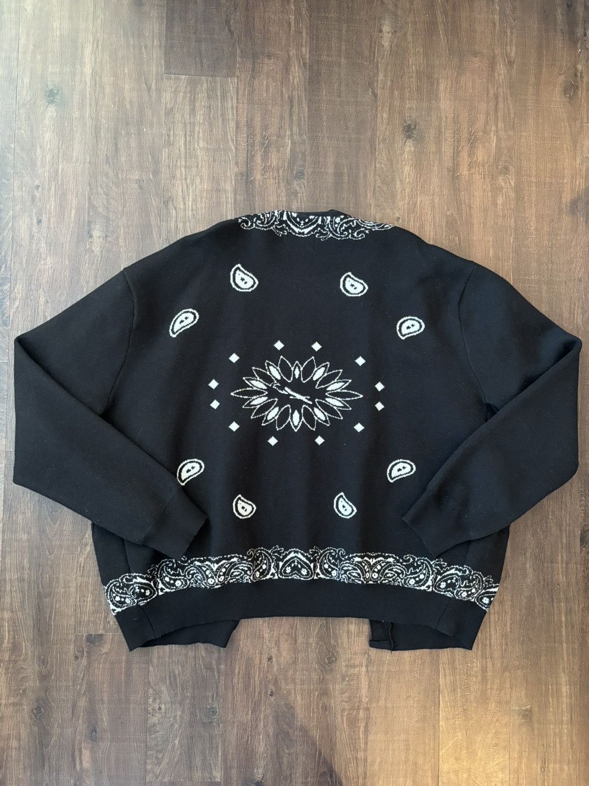 Fugazi Fugazi Paisley Cardigan | Grailed