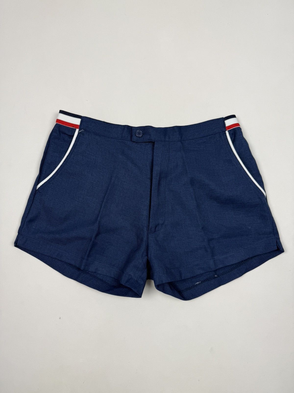 Vintage 1980’s Vintage JB Sportswear Navy BlueTennis Shorts M Size US 31 - 1 Thumbnail