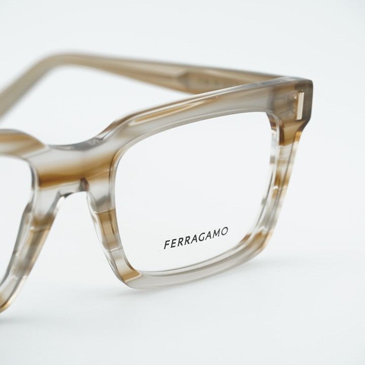 Salvatore Ferragamo Salvatore Ferragamo SF2993 279 Unisex Eyeglasses Sand 53mm Size ONE SIZE - 8 Thumbnail