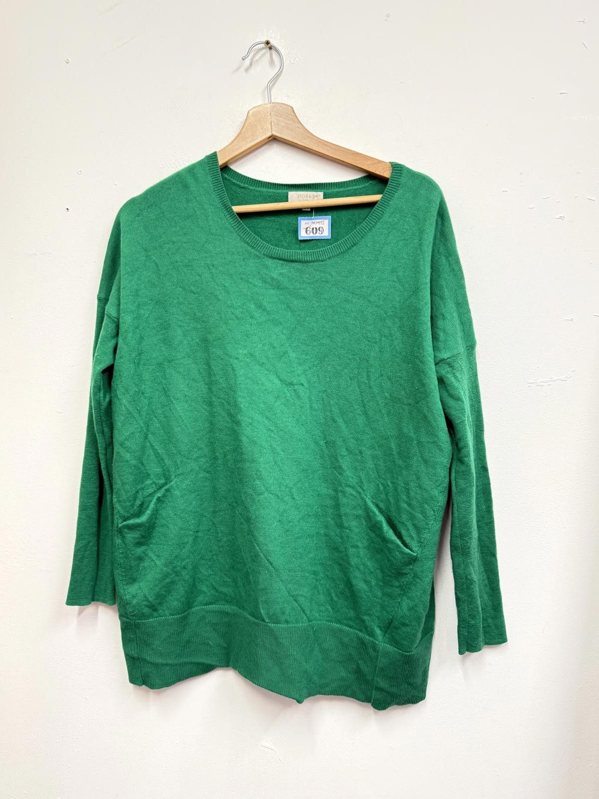 Other Hobbs London Green Knit Sweater UK 14 EU 42 US 10 Size L / US 10 / IT 46 - 1 Thumbnail