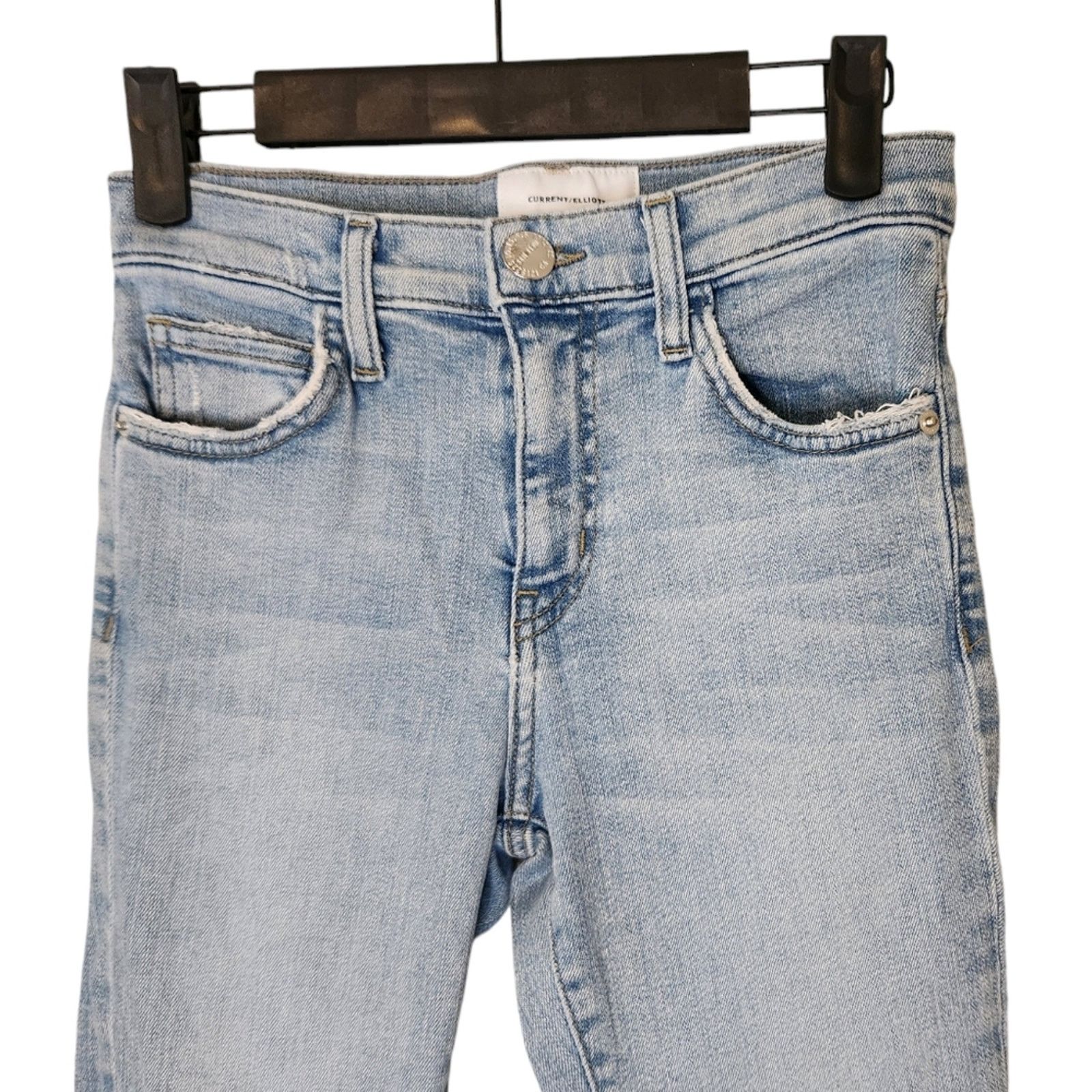 Current/Elliot Current Elliott High Rise Stiletto Ankle Jeans 24 Size 24" / US 00 / IT 34 - 5 Thumbnail