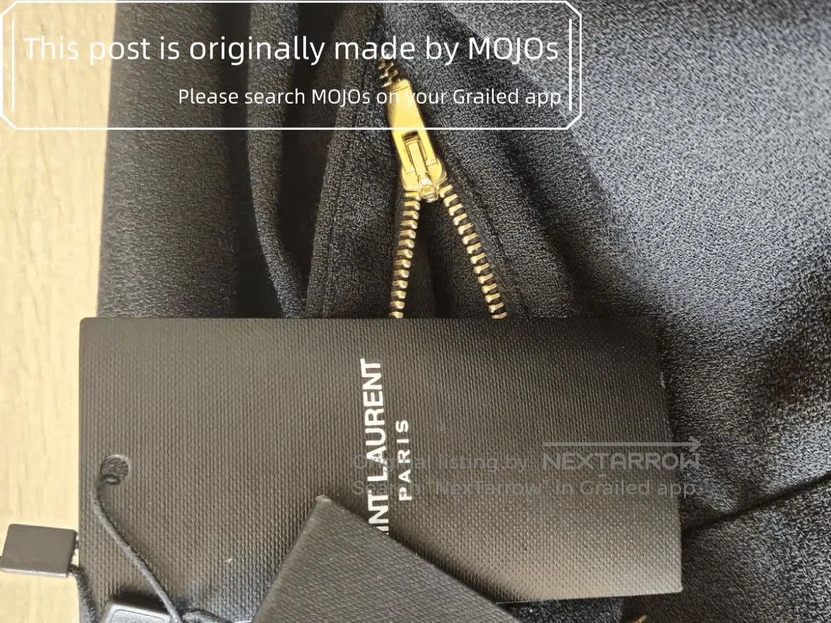 Saint Laurent Paris Sz 50 Saint Laurent Paris 13AW Runway Woven Trousers mojos. Size US 34 / EU 50 - 4 Thumbnail