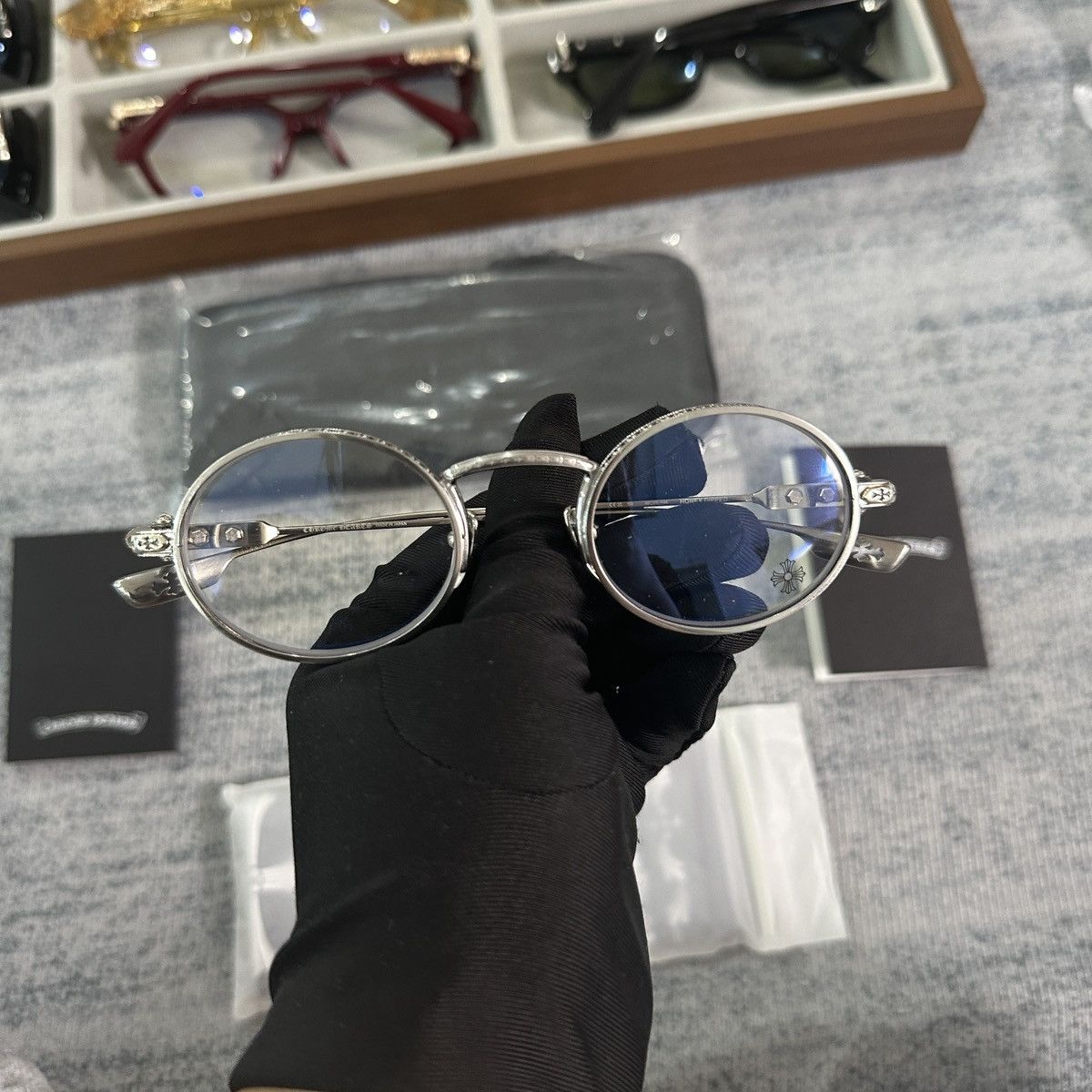 Chrome Hearts CHROME HEARTS HONEY DIPPED EYEGLASSES Size ONE SIZE - 3 Thumbnail