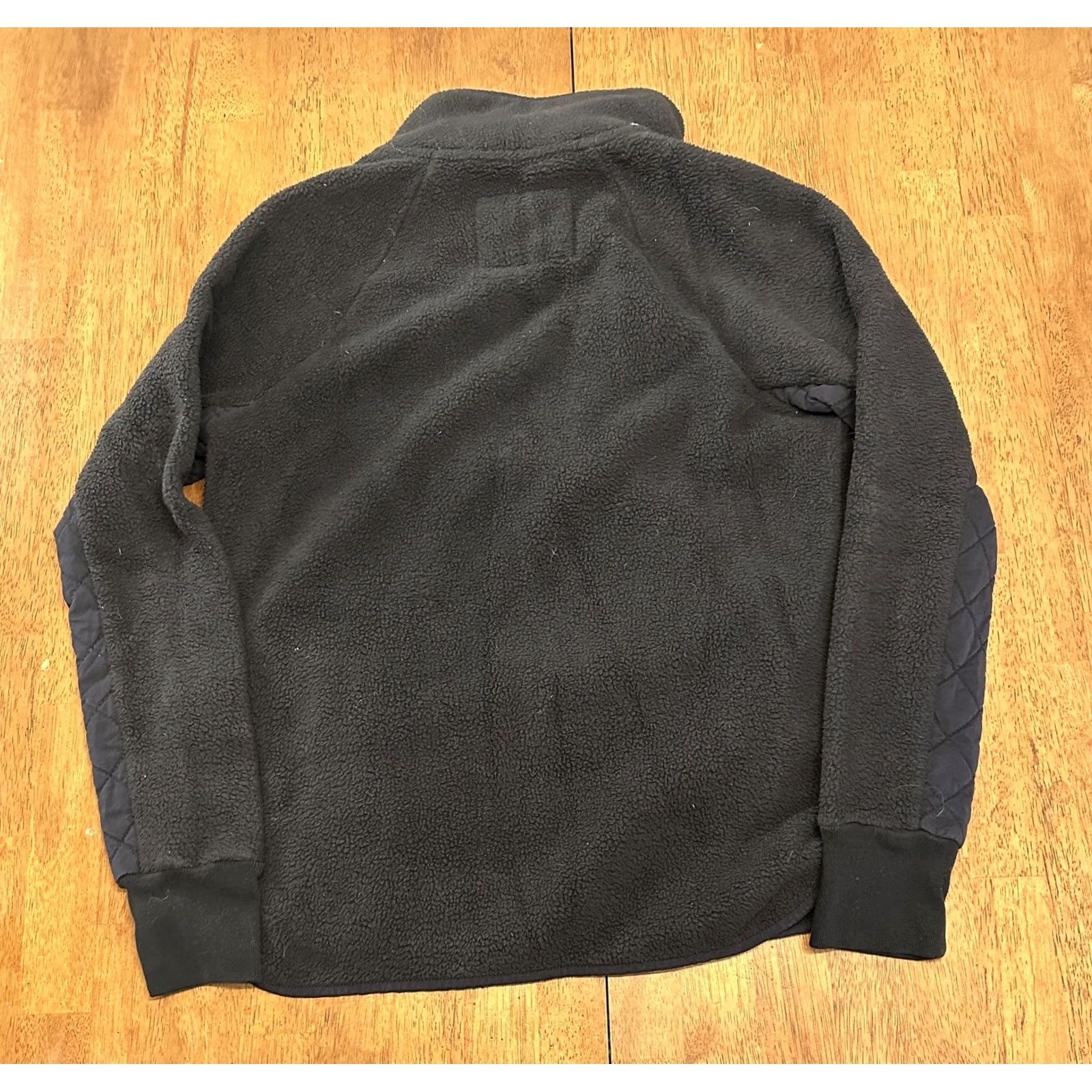 Abercrombie & Fitch Abercrombie & Fitch Fleece Jacket - Medium Black Womens Size M / US 6-8 / IT 42-44 - 3 Thumbnail