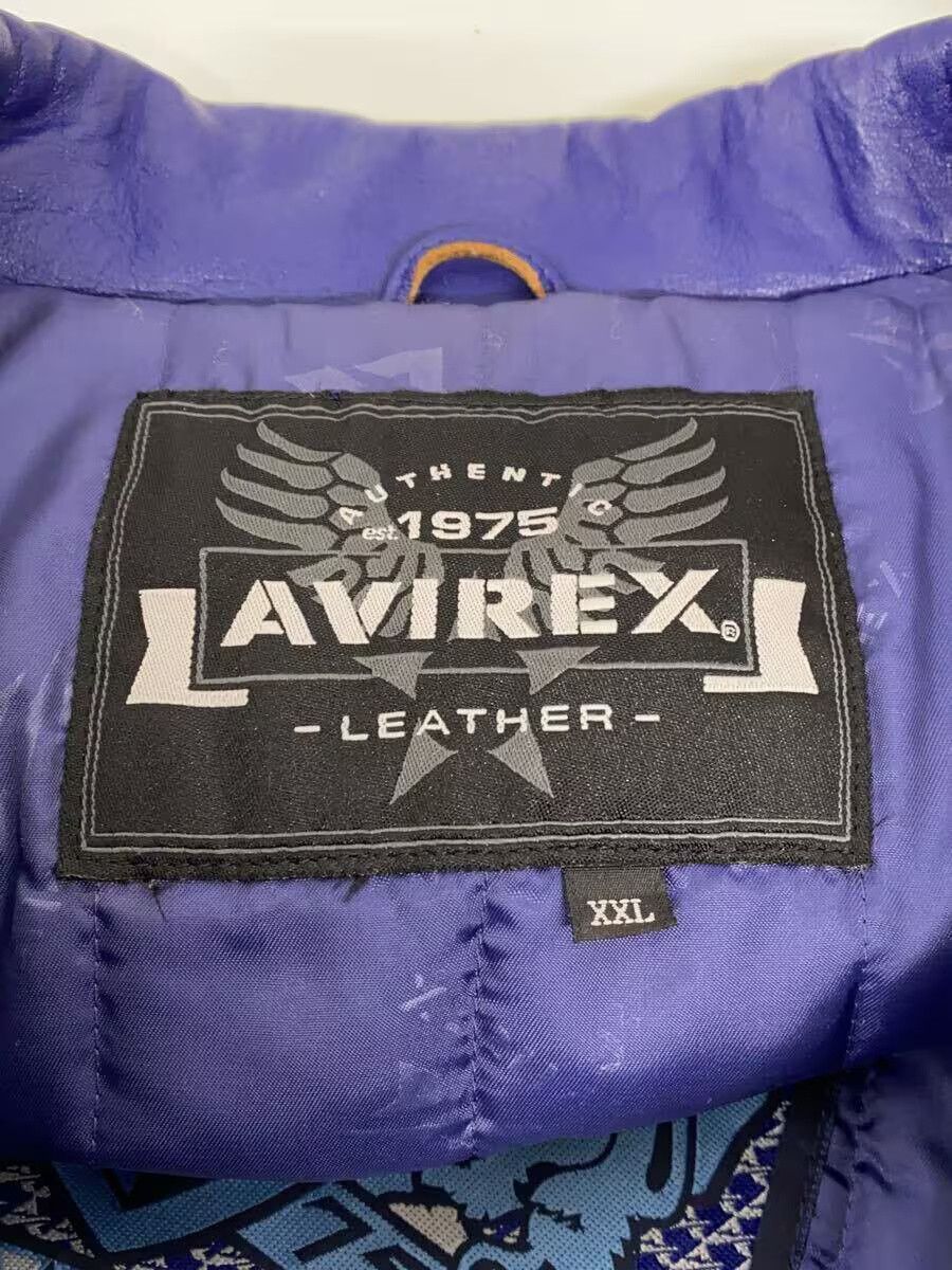 Avirex Avirex Cowhide Pu Leather Jacket Blouson Size US XXL / EU 58 / 5 - 3 Thumbnail