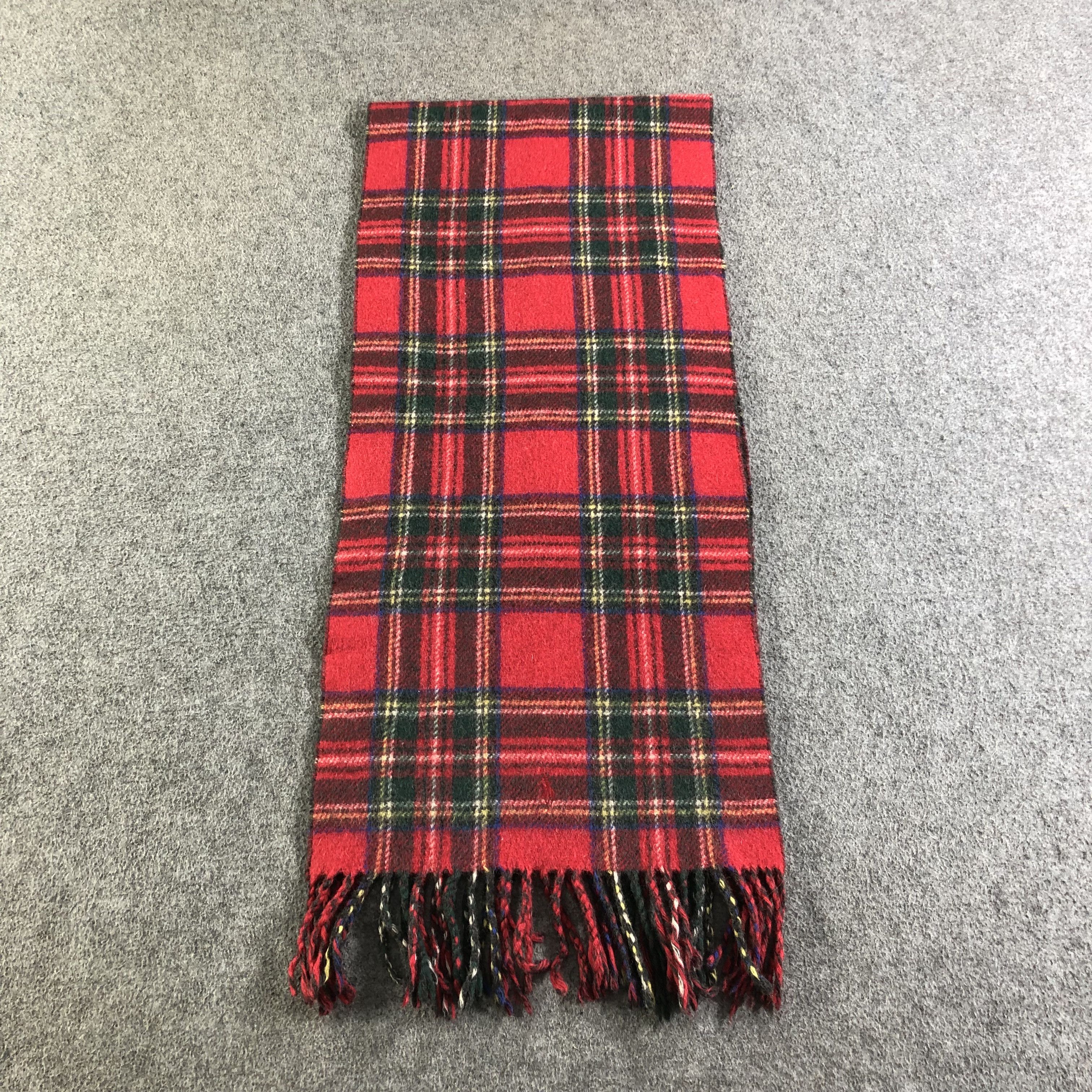 Polo Ralph Lauren Polo Ralph Lauren Tartan Wool Scarf Muffler Neckwear V2105 Size ONE SIZE - 2 Thumbnail