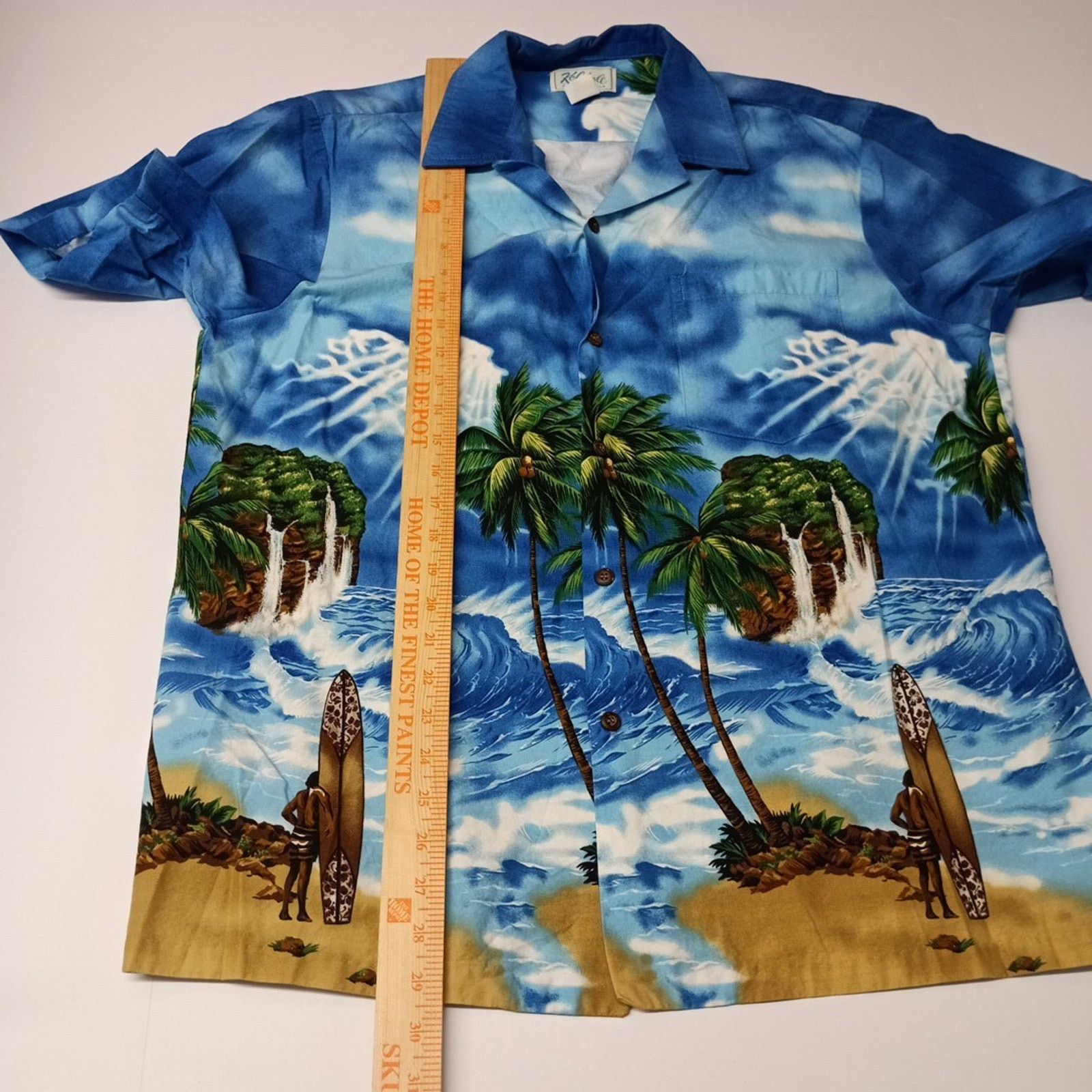 Other Kole Kole Hawaiian Shirts Men's L Polynesian Surfer Palms Size US L / EU 52-54 / 3 - 5 Thumbnail