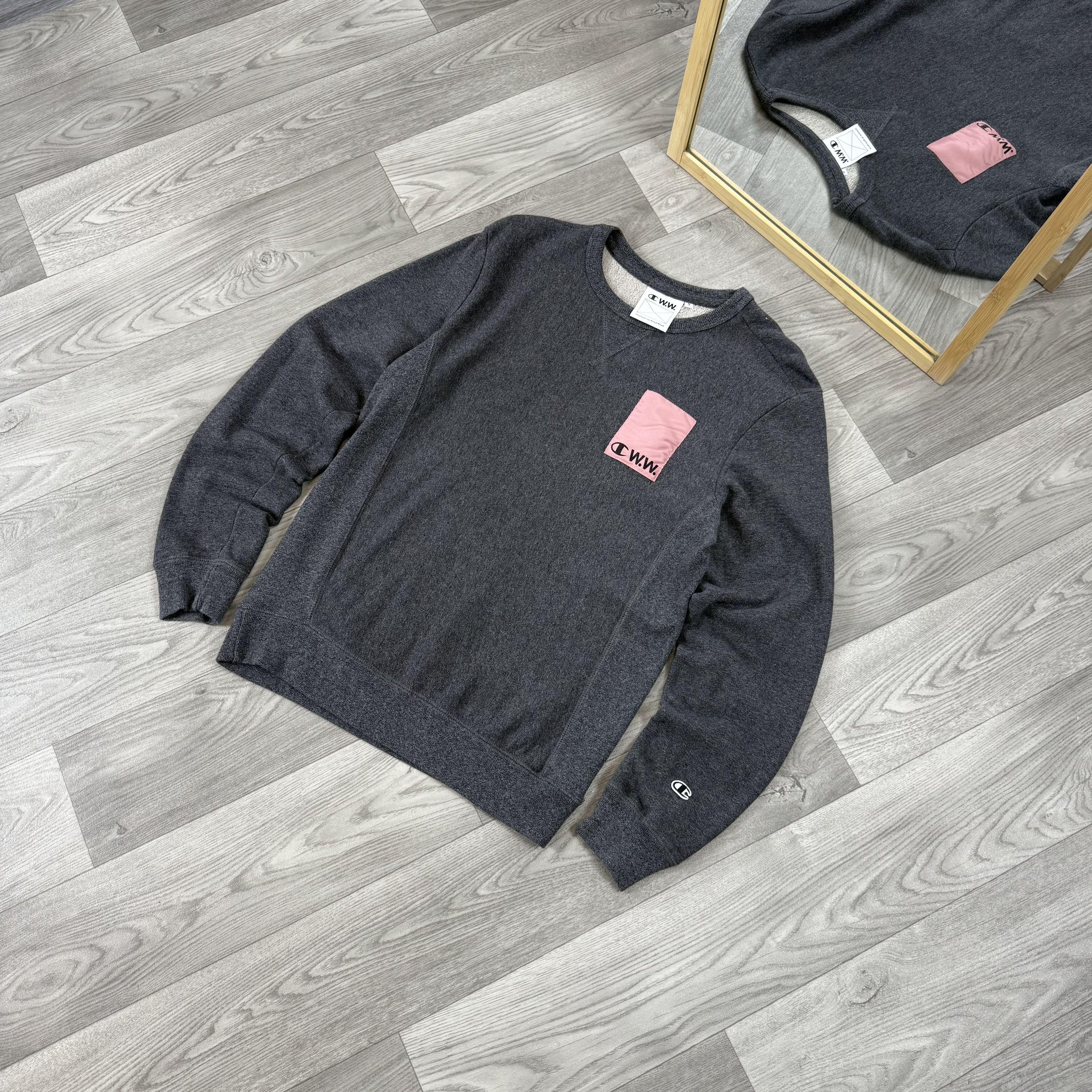 Champion Champion x Wood Wood Grey Crewneck Sweater Size US S / EU 44-46 / 1 - 3 Thumbnail