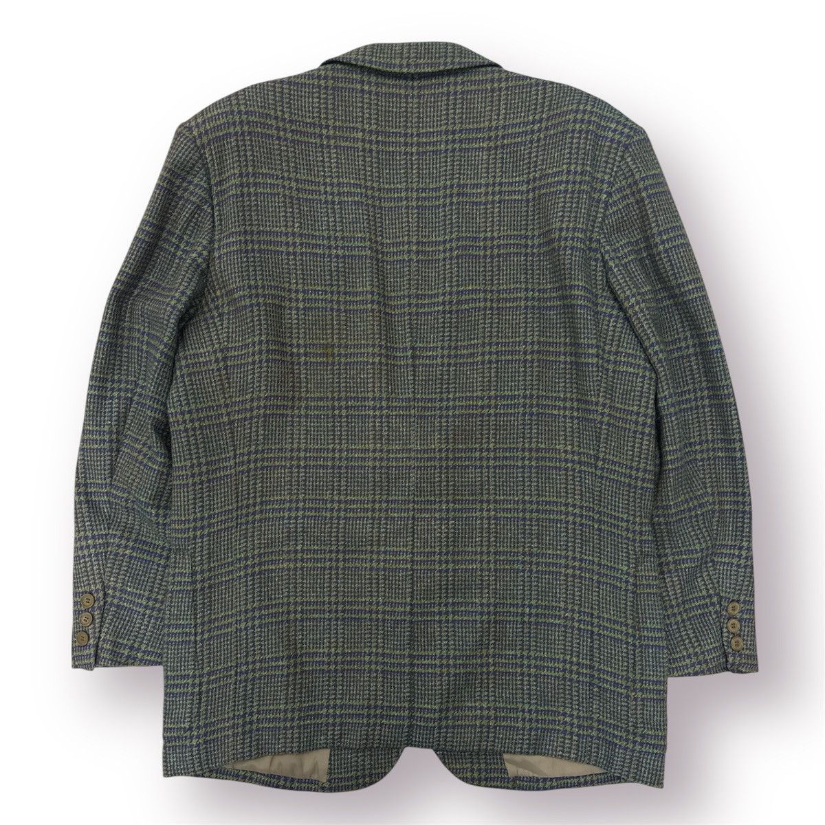Carven 🔥 Vtg Exclusive Carven Paris Wool Tweed Houndstooth Blazer Size US S / EU 44-46 / 1 - 13 Thumbnail