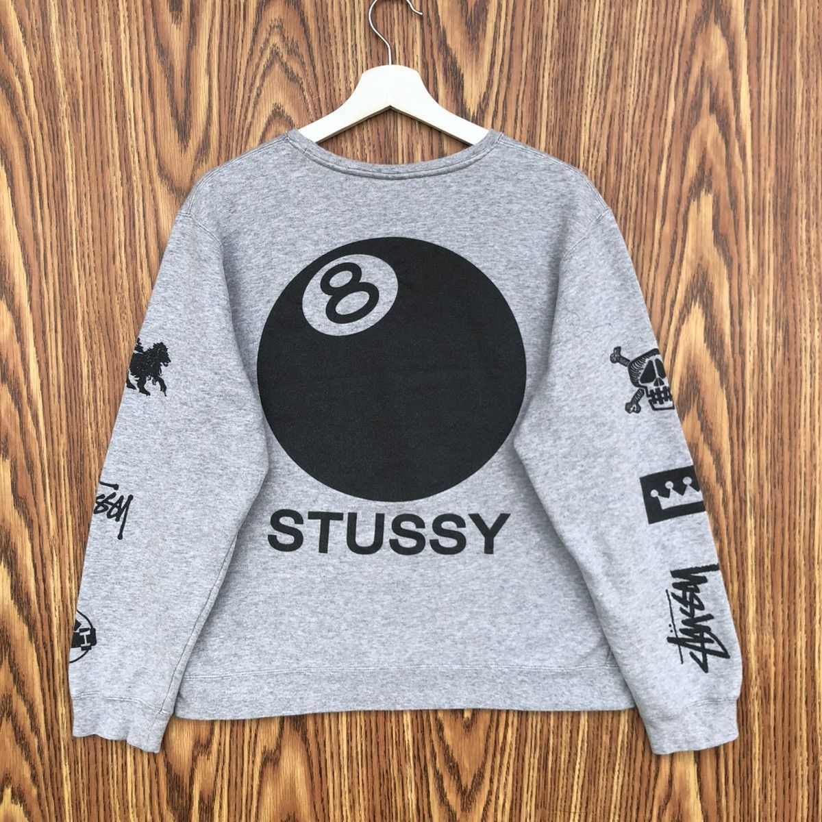 Stussy Vintage Stussy Crown Collage 8 Ball Crewneck Sweatshirt Size US M / EU 48-50 / 2 - 6 Thumbnail