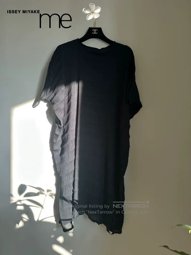 Issey Miyake Issey Miyake size:one size Black Short Sleeve T-shirt Size XXS / US 00 / IT 34 - 1 Thumbnail