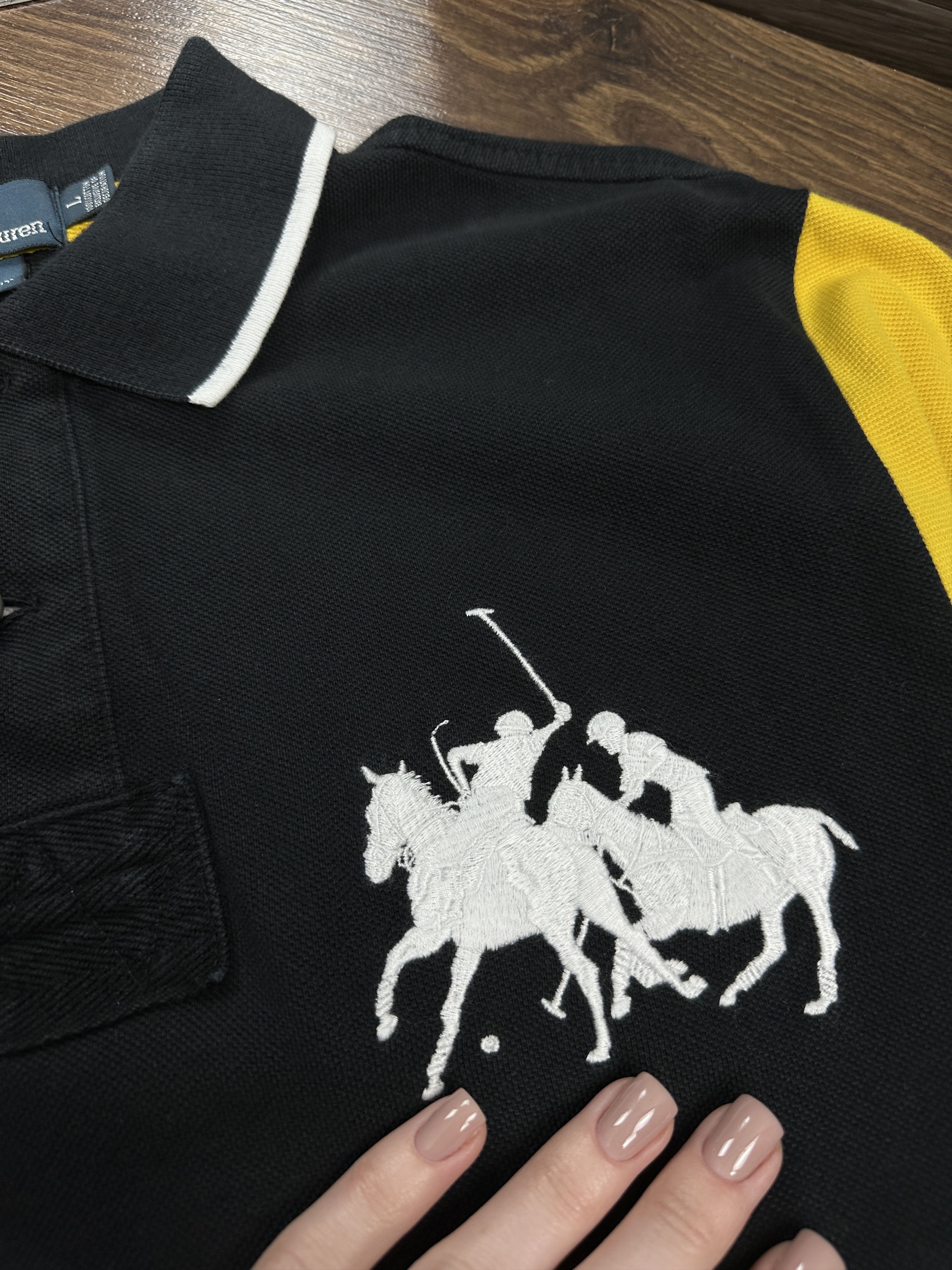 Polo Ralph Lauren × Ralph Lauren Polo Ralph Lauren Vintage Mens Polo Shirt Size US L / EU 52-54 / 3 - 3 Thumbnail
