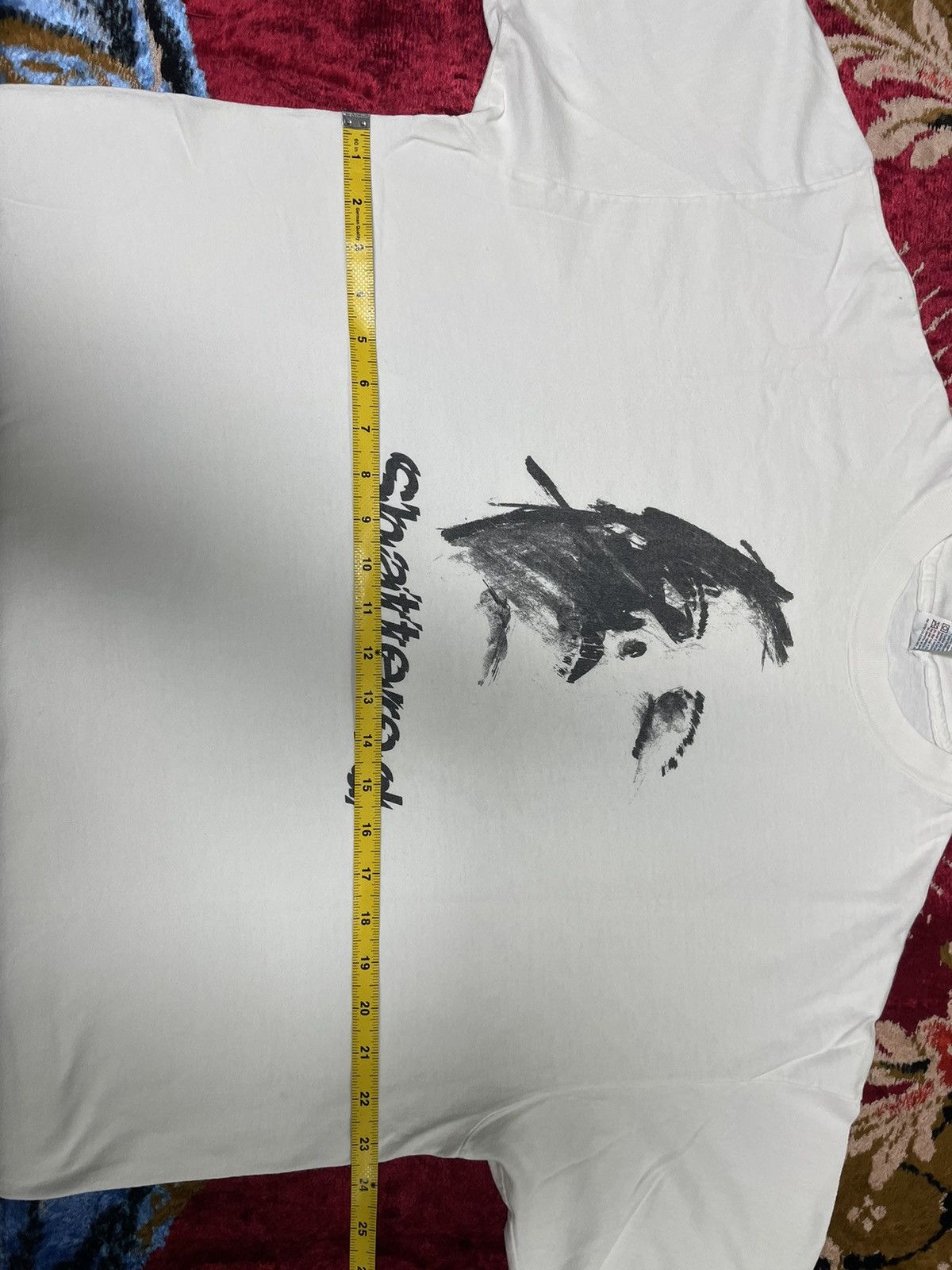 Vintage Vintage 90s Art Shattered T-Shirt. Size US XL / EU 56 / 4 - 8 Thumbnail