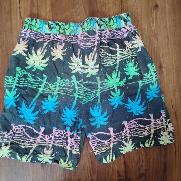 Other Vintage Gismo Neon Palm Trees Shorts Size US 30 / EU 46 - 2 Thumbnail