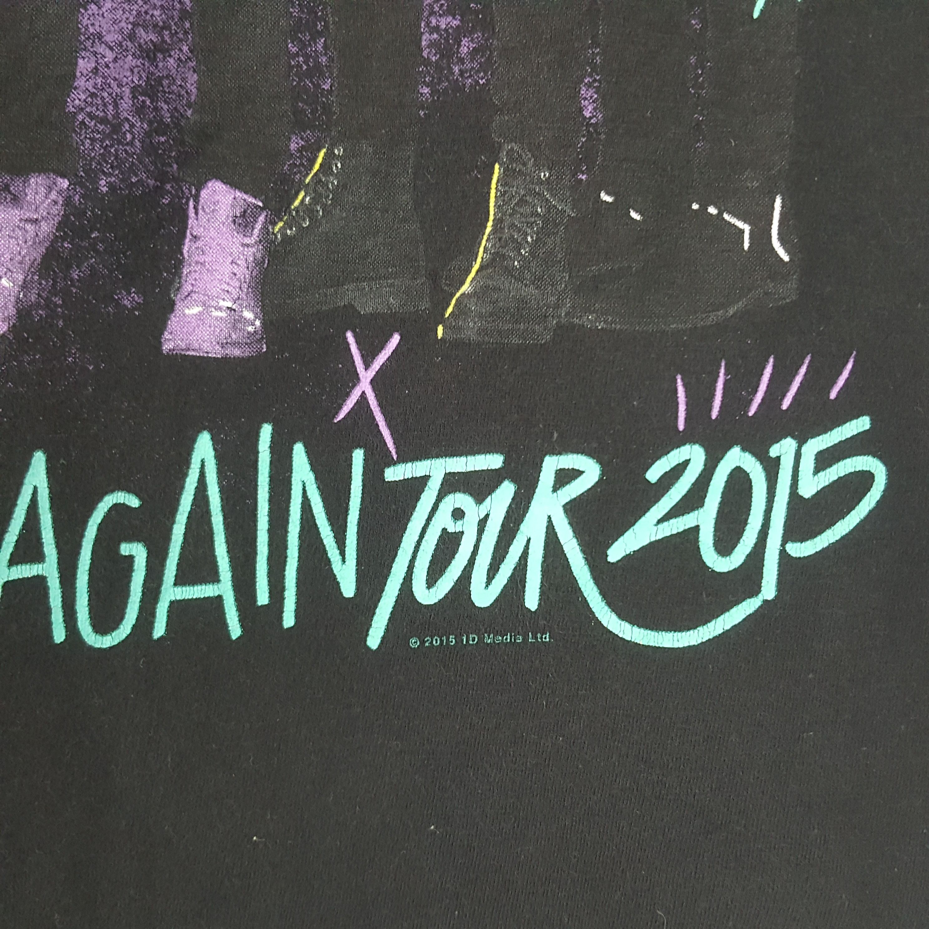 Band Tees × Vintage Vintage One Direction American Band Tour Tshirt Size US M / EU 48-50 / 2 - 3 Thumbnail