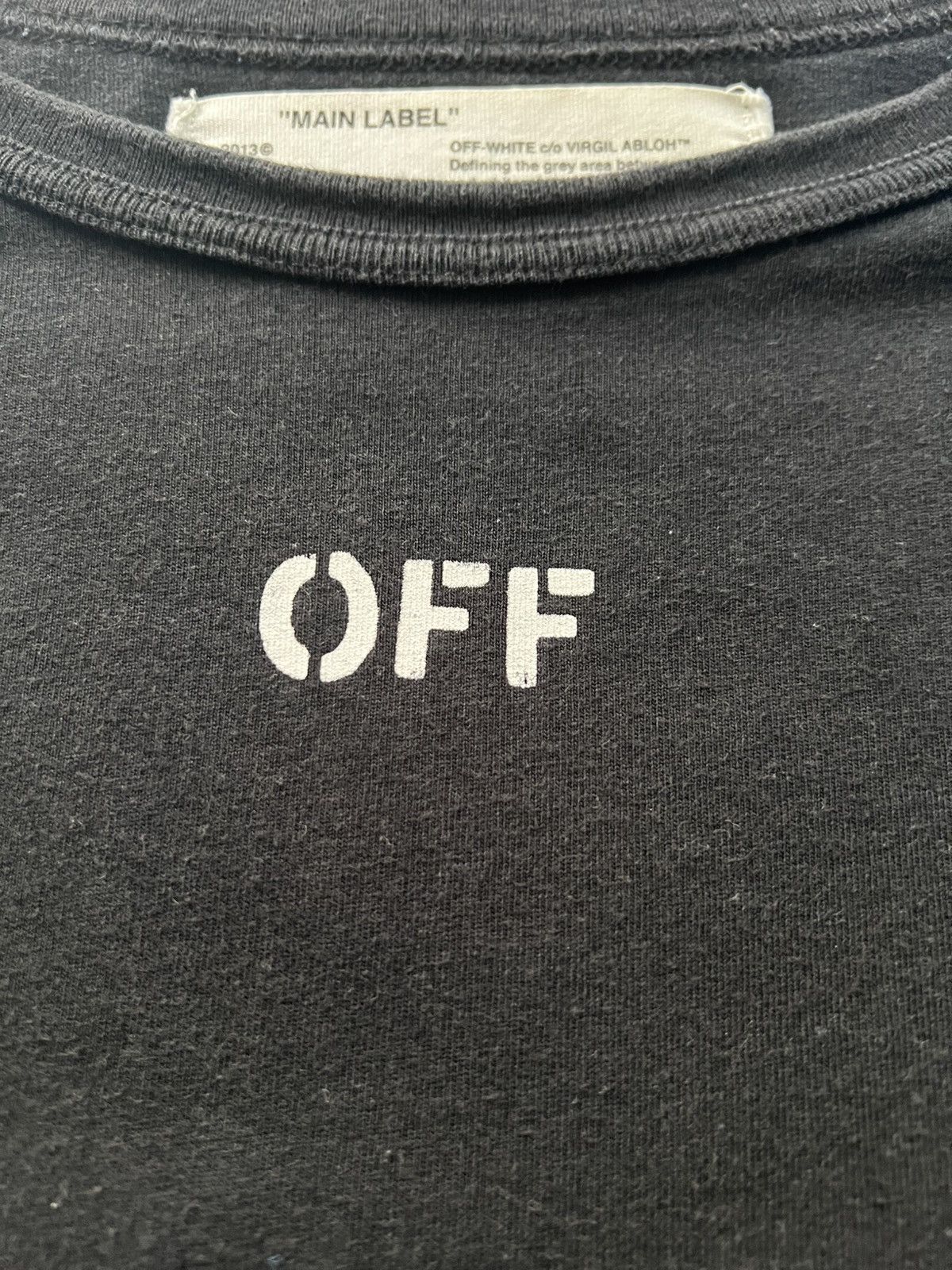 Off-White Black Off-White T-shirt from 2013 Size US L / EU 52-54 / 3 - 7 Thumbnail