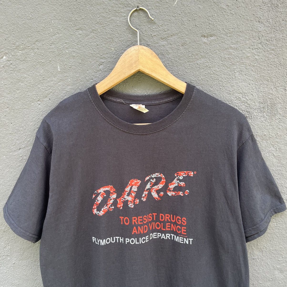 D.A.R.E Thrashed Faded Dare ERD GRUNGE PUNK Tee Size US M / EU 48-50 / 2 - 3 Thumbnail