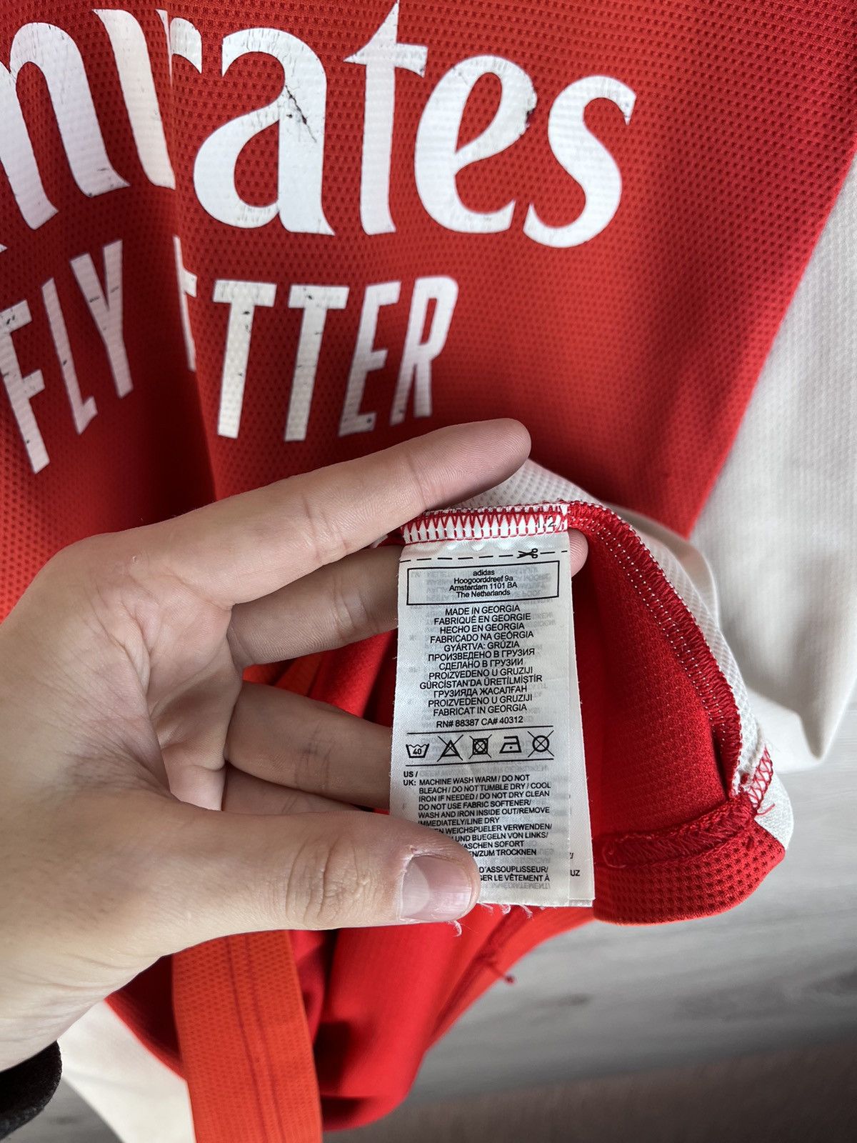 Adidas Men's soccer jersey Adidas FC Arsenal size L made in 🇬🇪 Size US L / EU 52-54 / 3 - 11 Thumbnail