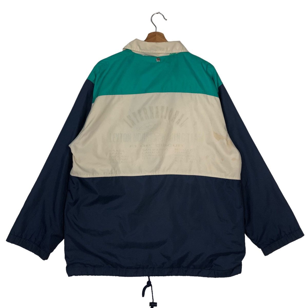 Japanese Brand 🔥Racing Raining Jacket Leyton House Racing Team Big Logo Size US M / EU 48-50 / 2 - 7 Thumbnail