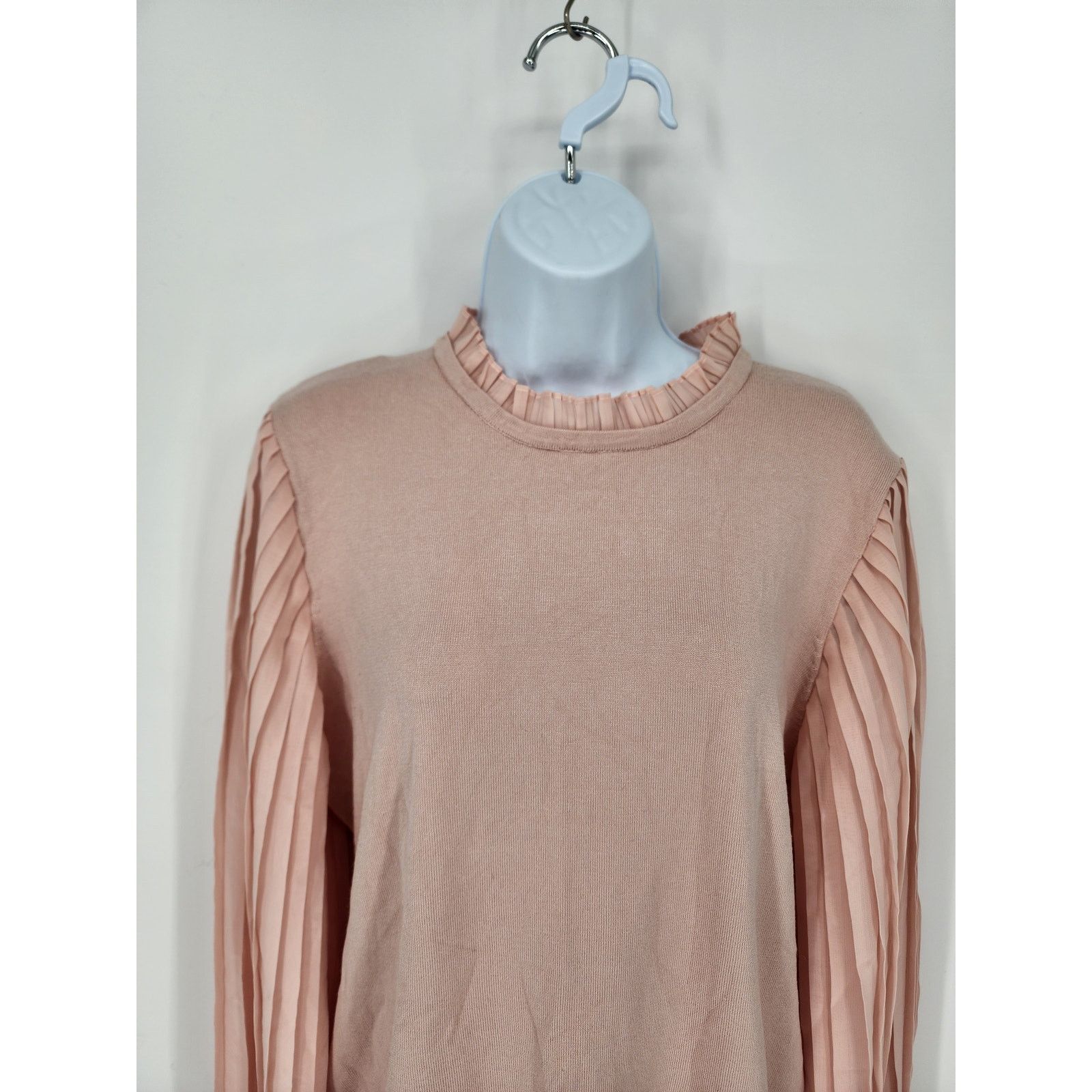 Adrianna Papell Adrianna Papell Blush Pink Lightweight Sweater Women's Large Size L / US 10 / IT 46 - 5 Thumbnail