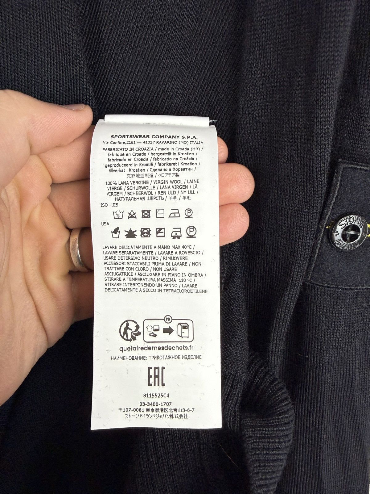 Stone Island Black Stone Island turtleneck sweater (brand new with tags) Size US M / EU 48-50 / 2 - 8 Thumbnail