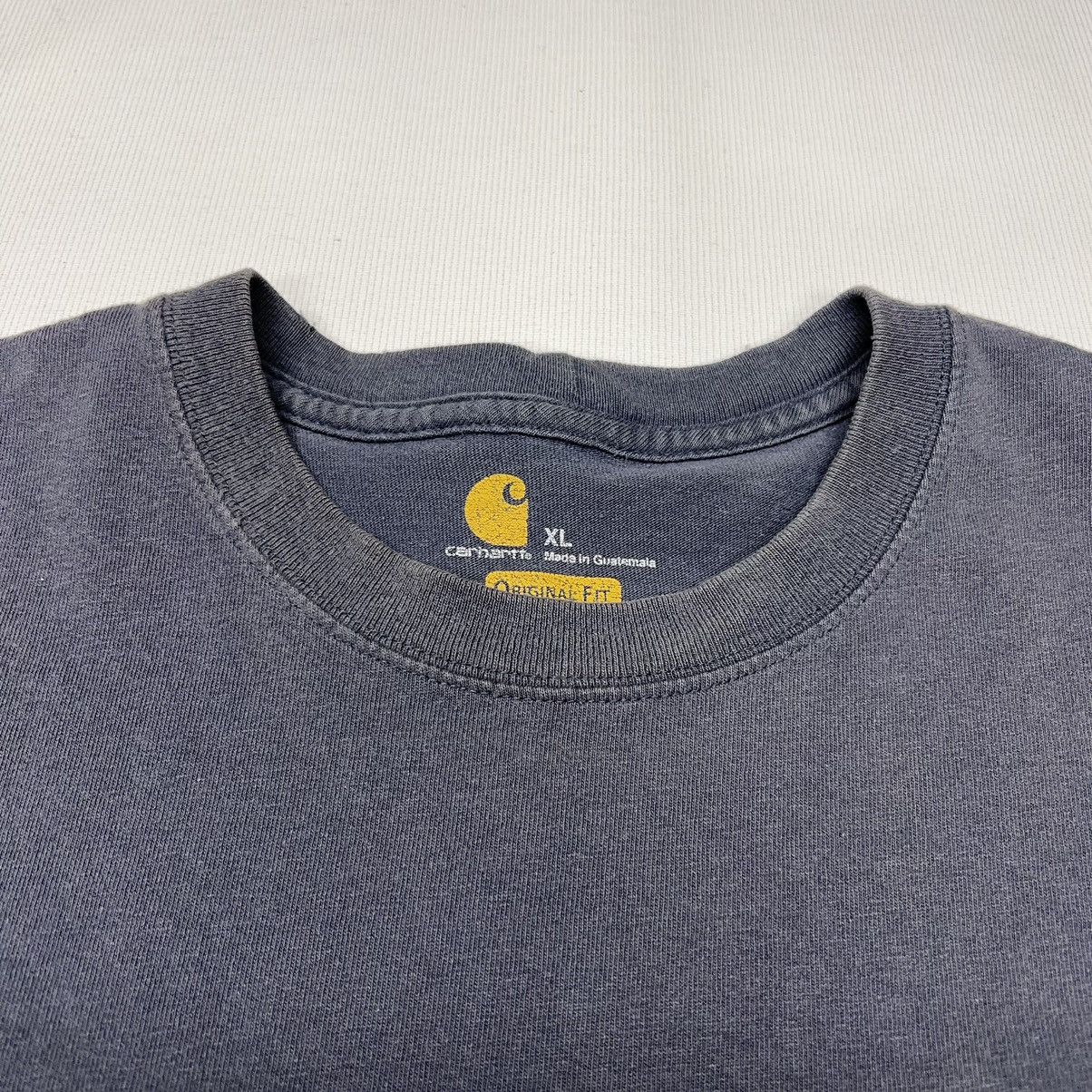 Carhartt Carhartt Tee Shirt Grey Original Fit Chest Pocket Logo Size US XL / EU 56 / 4 - 5 Thumbnail