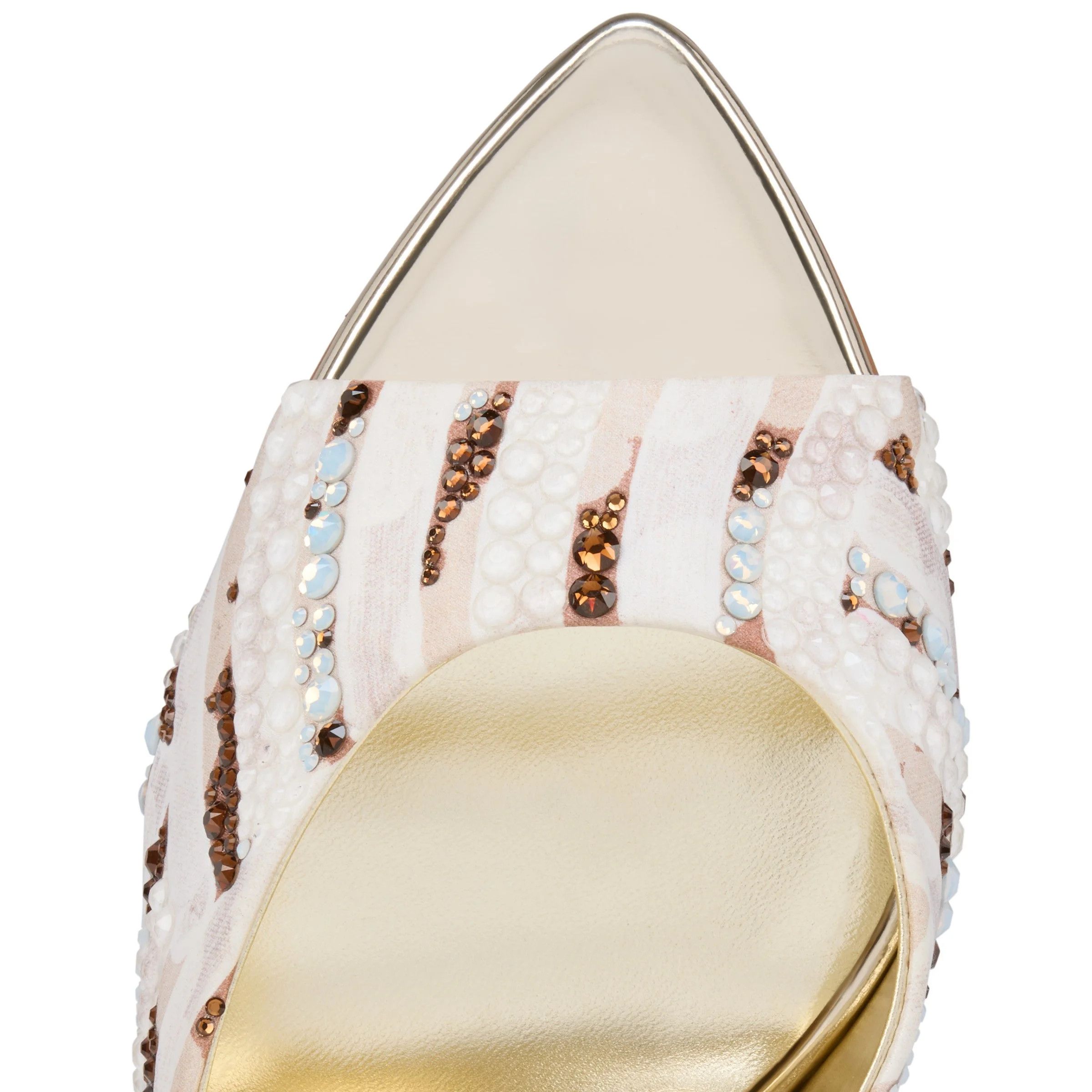Christian Louboutin os11x0126 Miss Z Mules Gaagal Strass in Multicolor Size US 7 / IT 37 - 5 Thumbnail