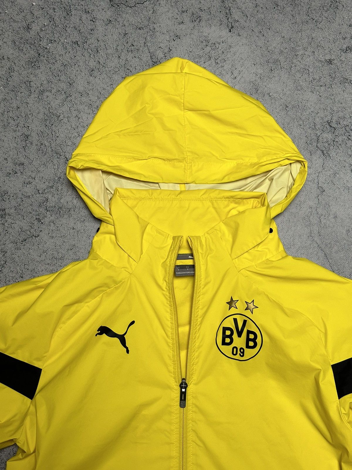 Puma Puma Borussia Dortmund Football Raincell Hooded Jacket Size US S / EU 44-46 / 1 - 4 Thumbnail