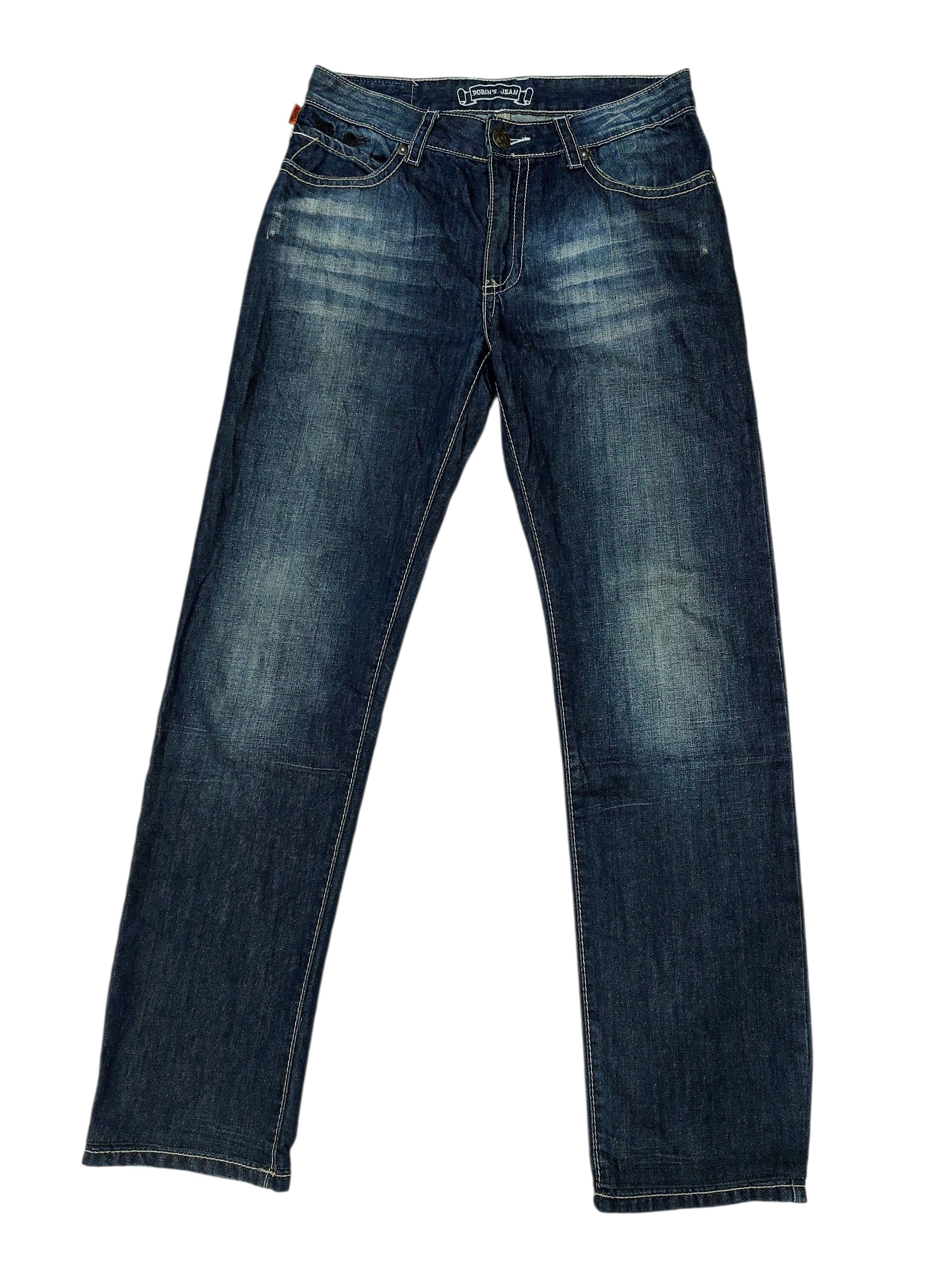 Robins Jeans Robins Jeans Studded Style Vintage Denim Size US 34 / EU 50 - 2 Thumbnail