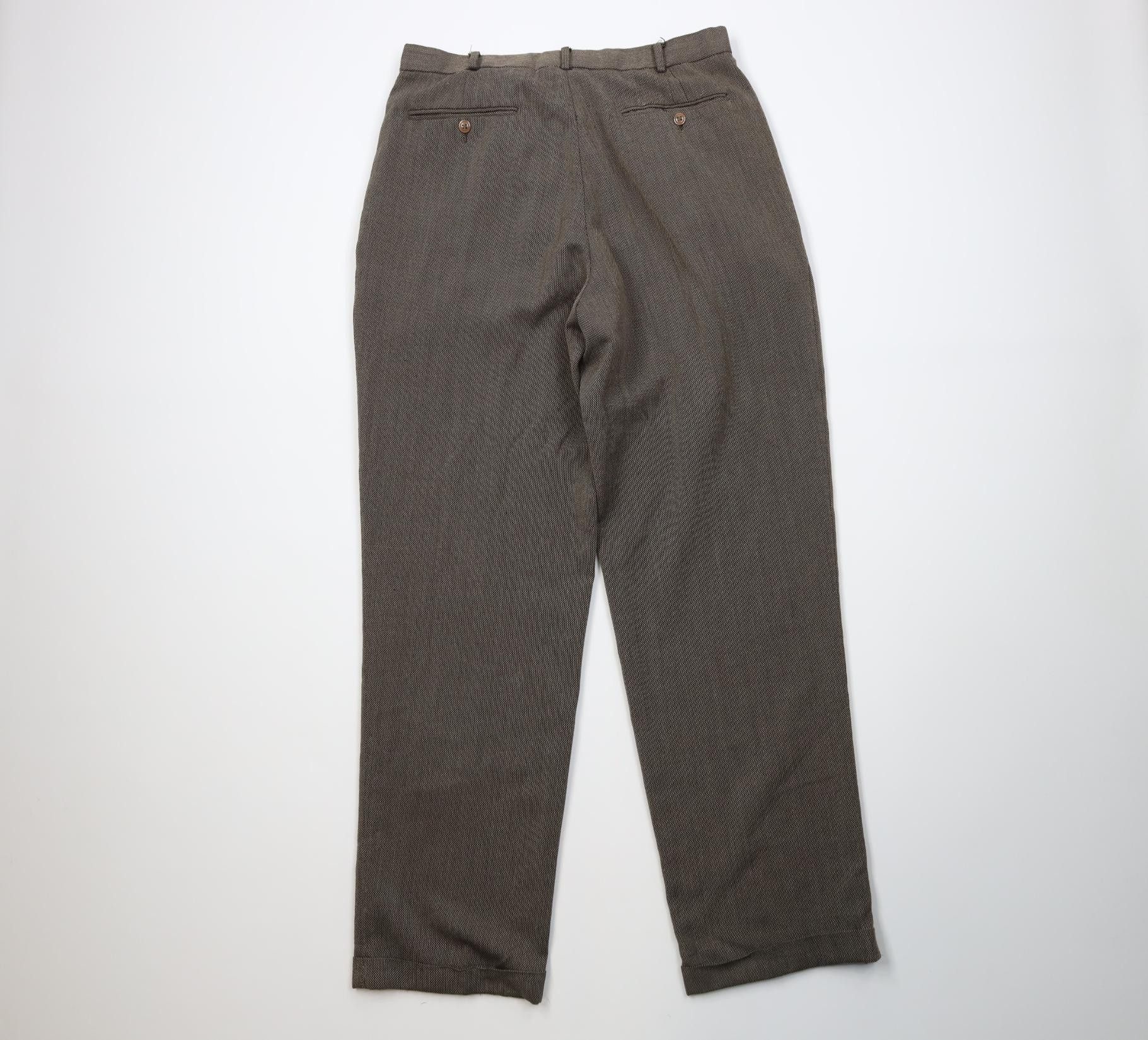 Vintage Vintage 90s Streetwear Gabardine Knit Wide Leg Chino Pants Size US 34 / EU 50 - 13 Thumbnail