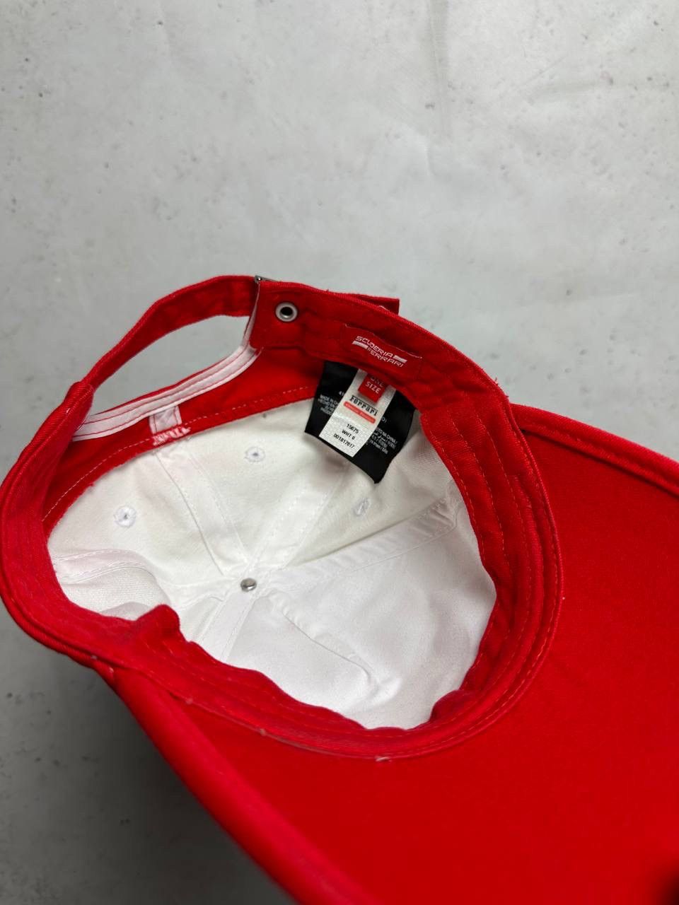 Ferrari × Vintage Vintage Ferarri Racing F-1 Racing Cap Y2K Os Size ONE SIZE - 4 Thumbnail