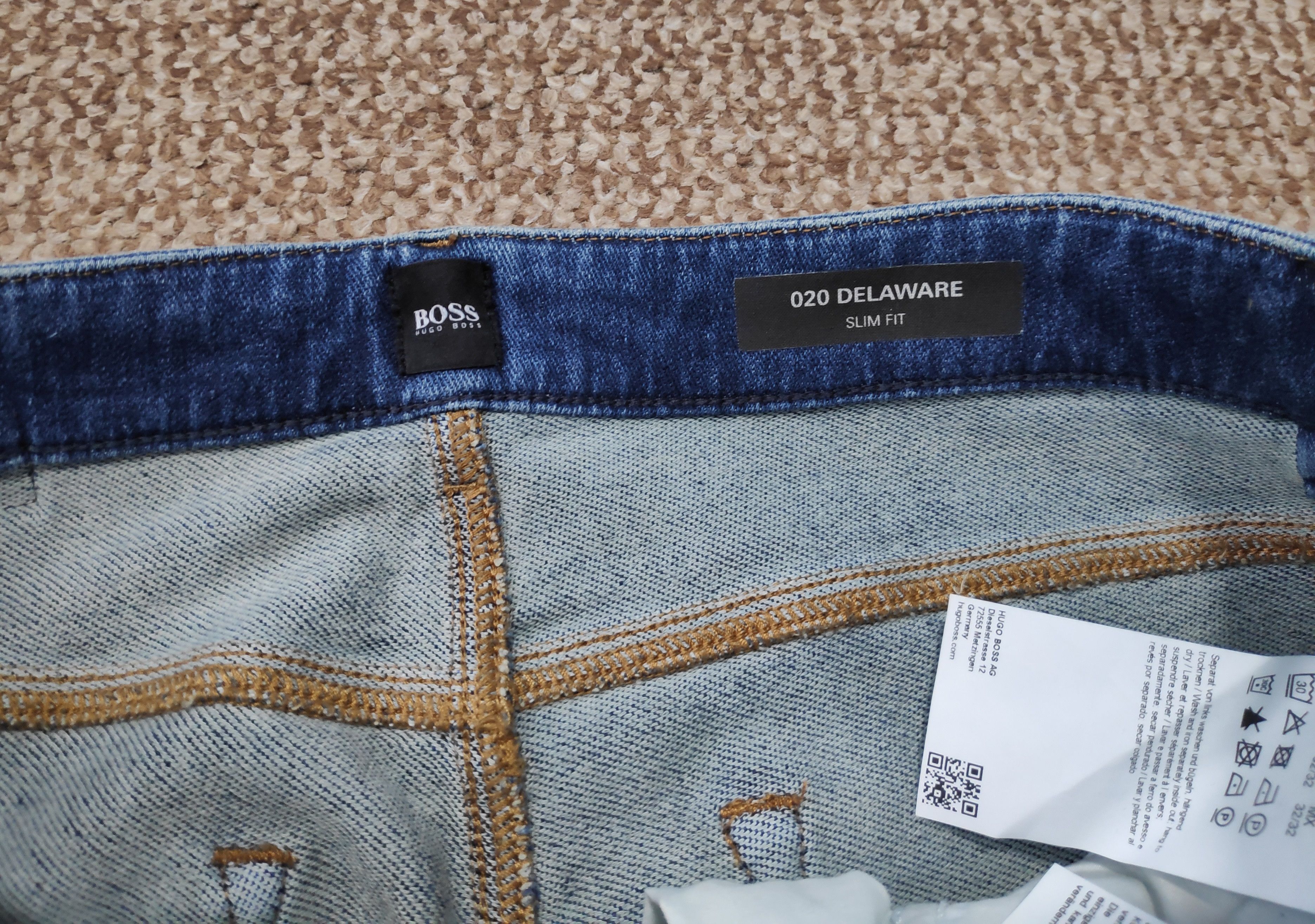 Hugo Boss Hugo Boss 020 Delaware Slim Fit Soft Knit Denim Jeans sz W32 Size US 32 / EU 48 - 9 Thumbnail