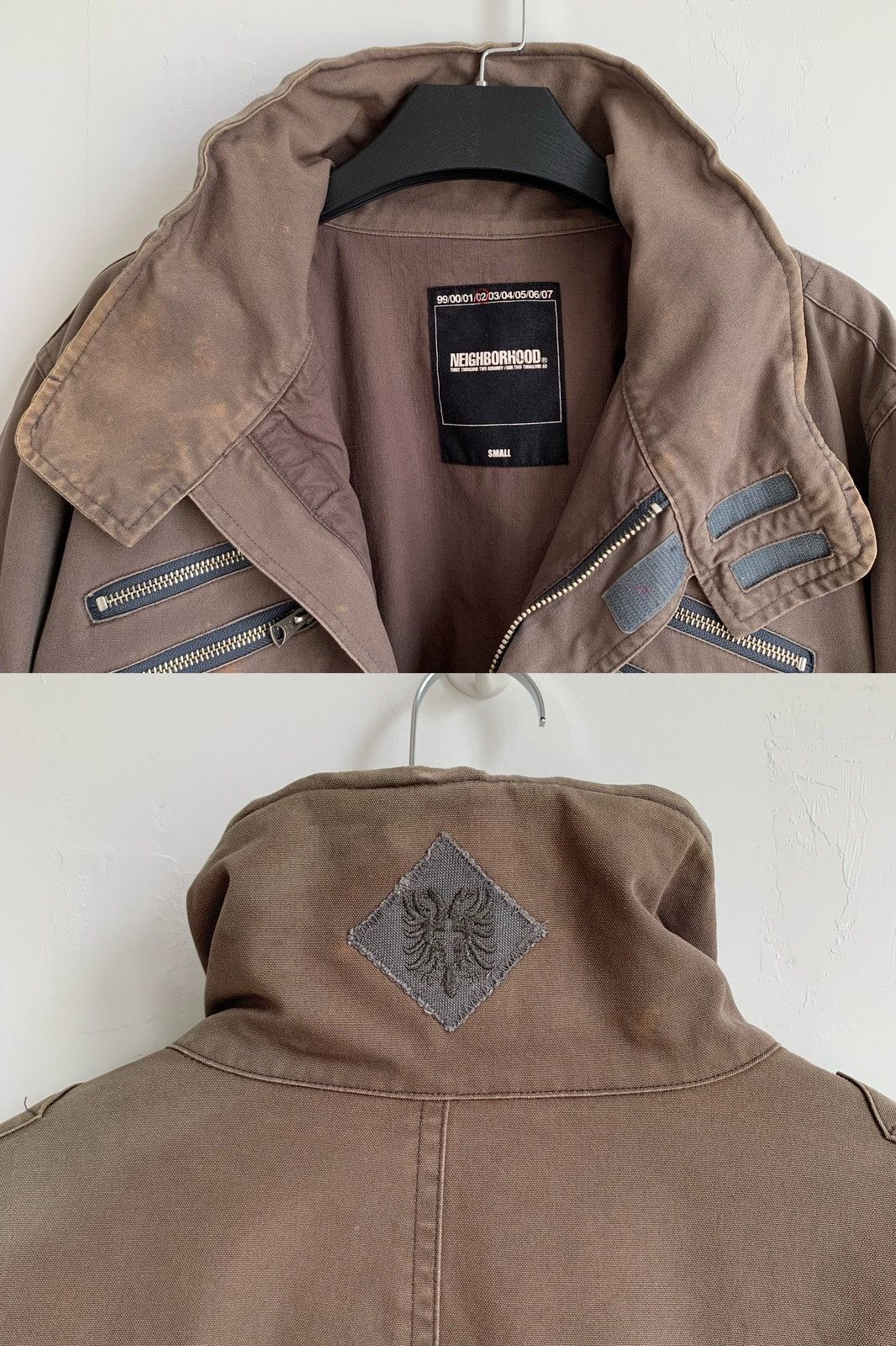 Neighborhood Neighborhood Punk Zipper Biker Distressed Jacket Size US S / EU 44-46 / 1 - 11 Thumbnail